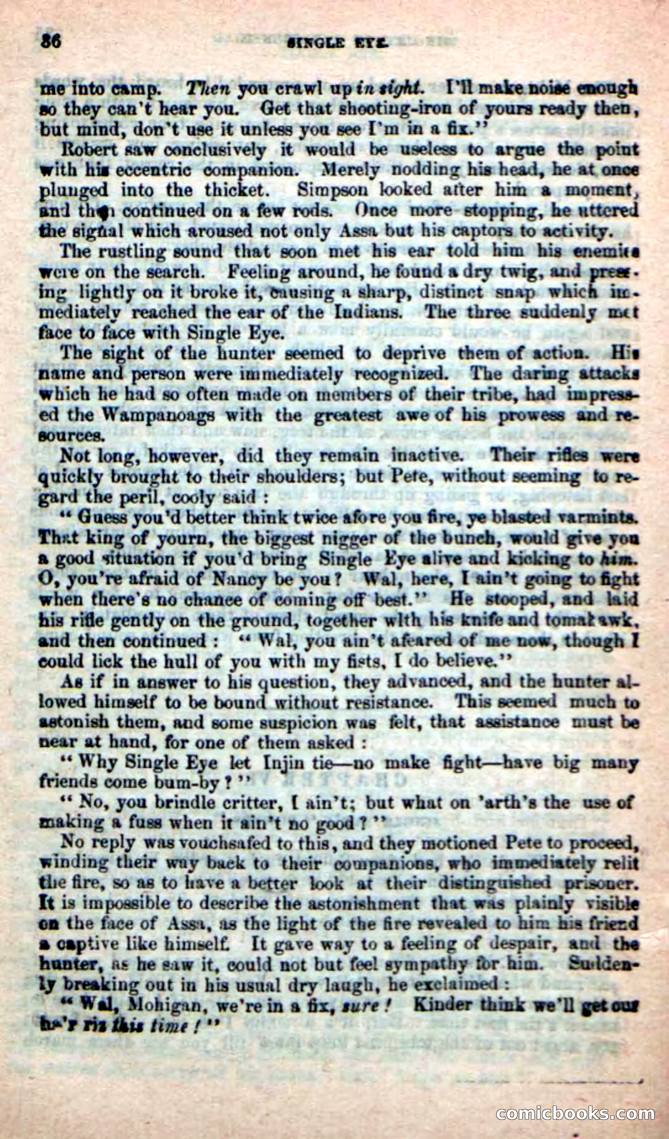 Beadle's New Dime Novels: Single Eye, the Scourge — page 32 of 100