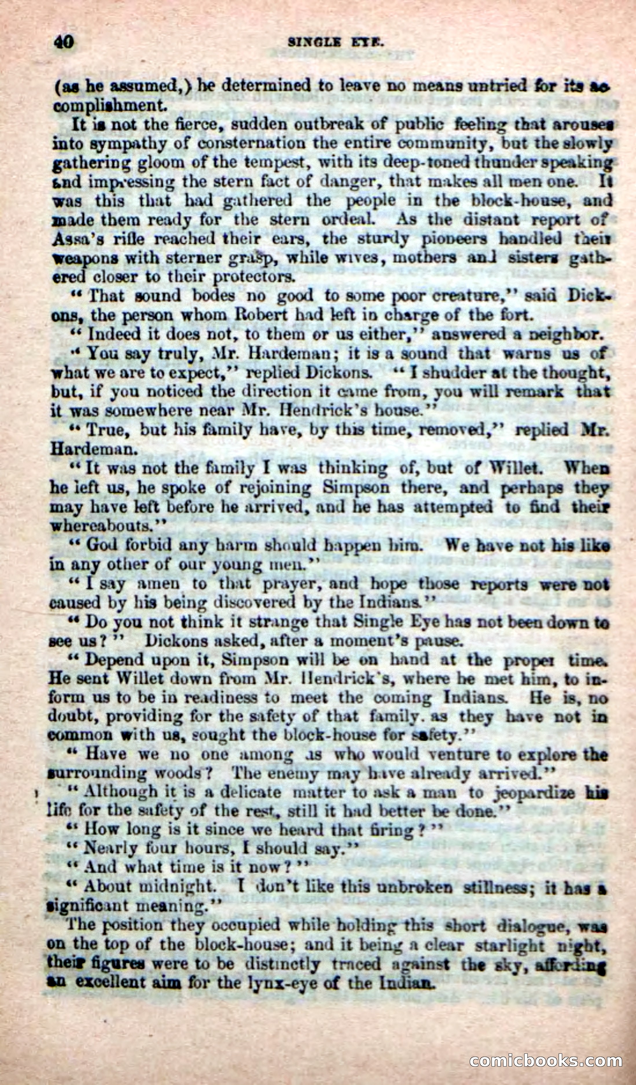 Beadle's New Dime Novels: Single Eye, the Scourge — page 36 of 100