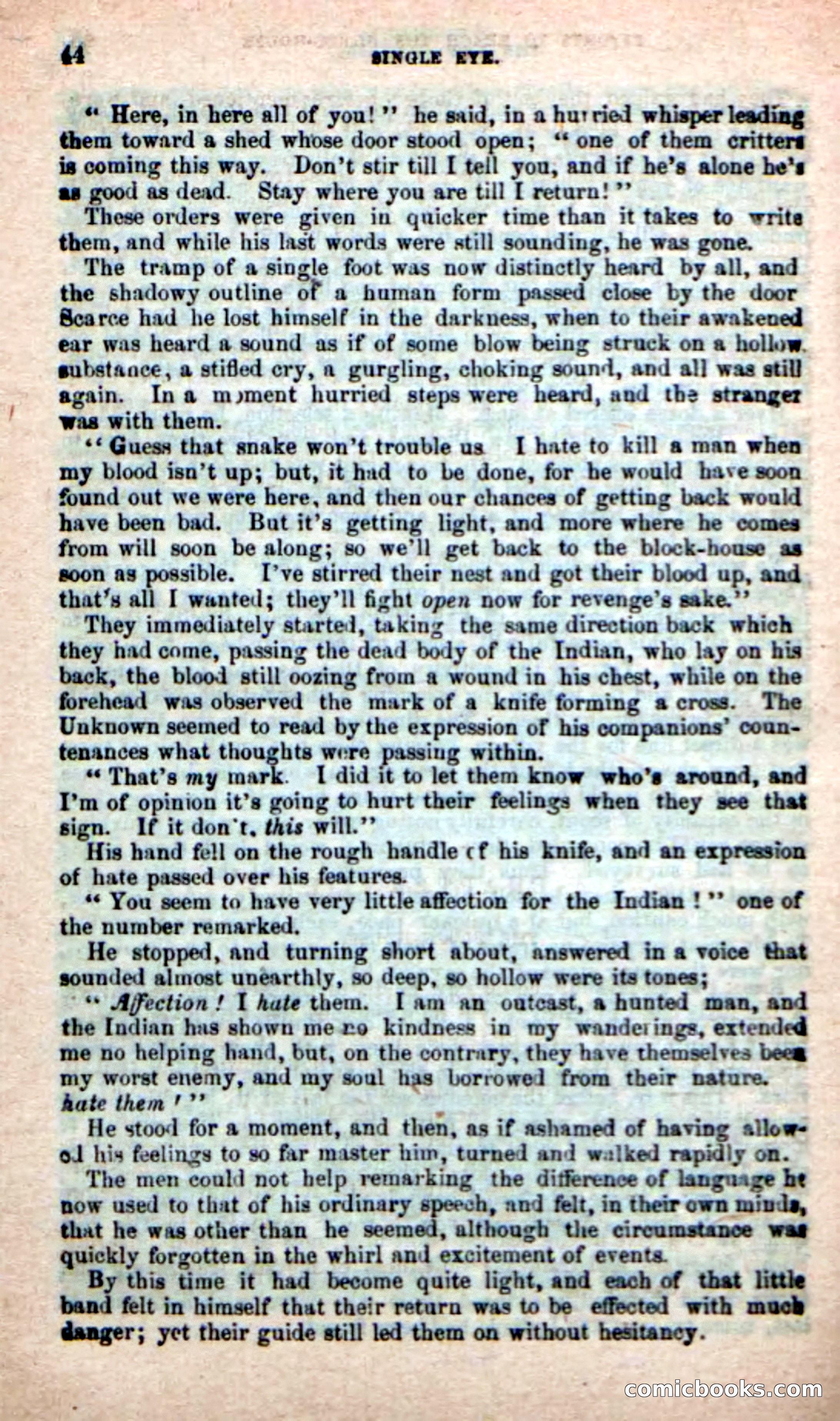 Beadle's New Dime Novels: Single Eye, the Scourge — page 40 of 100