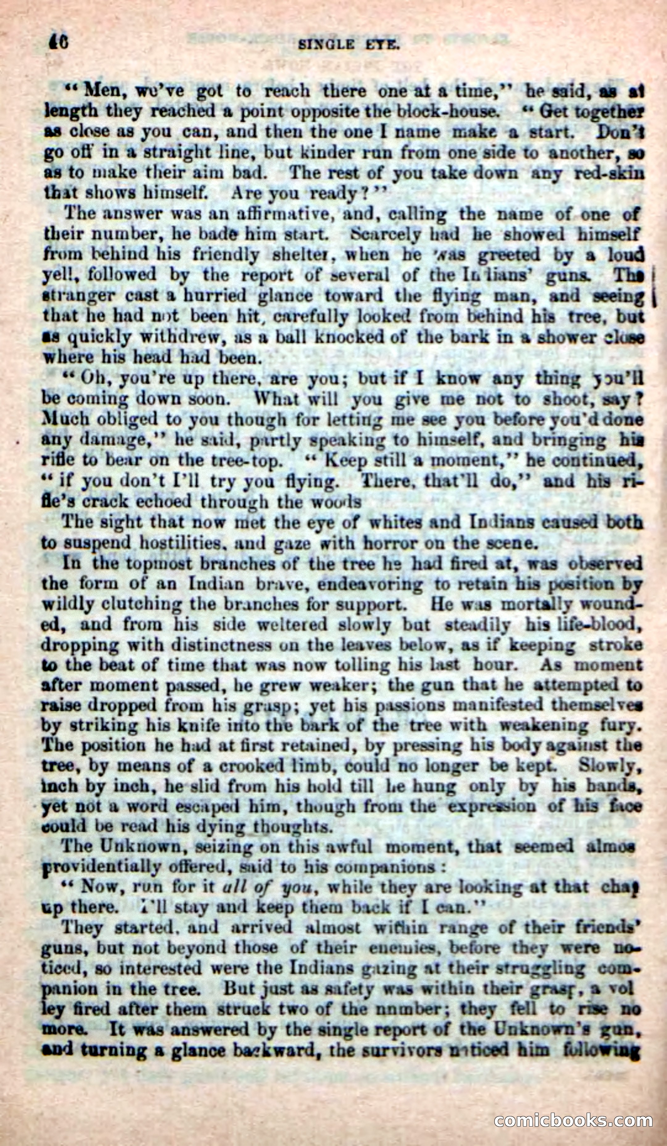 Beadle's New Dime Novels: Single Eye, the Scourge — page 42 of 100