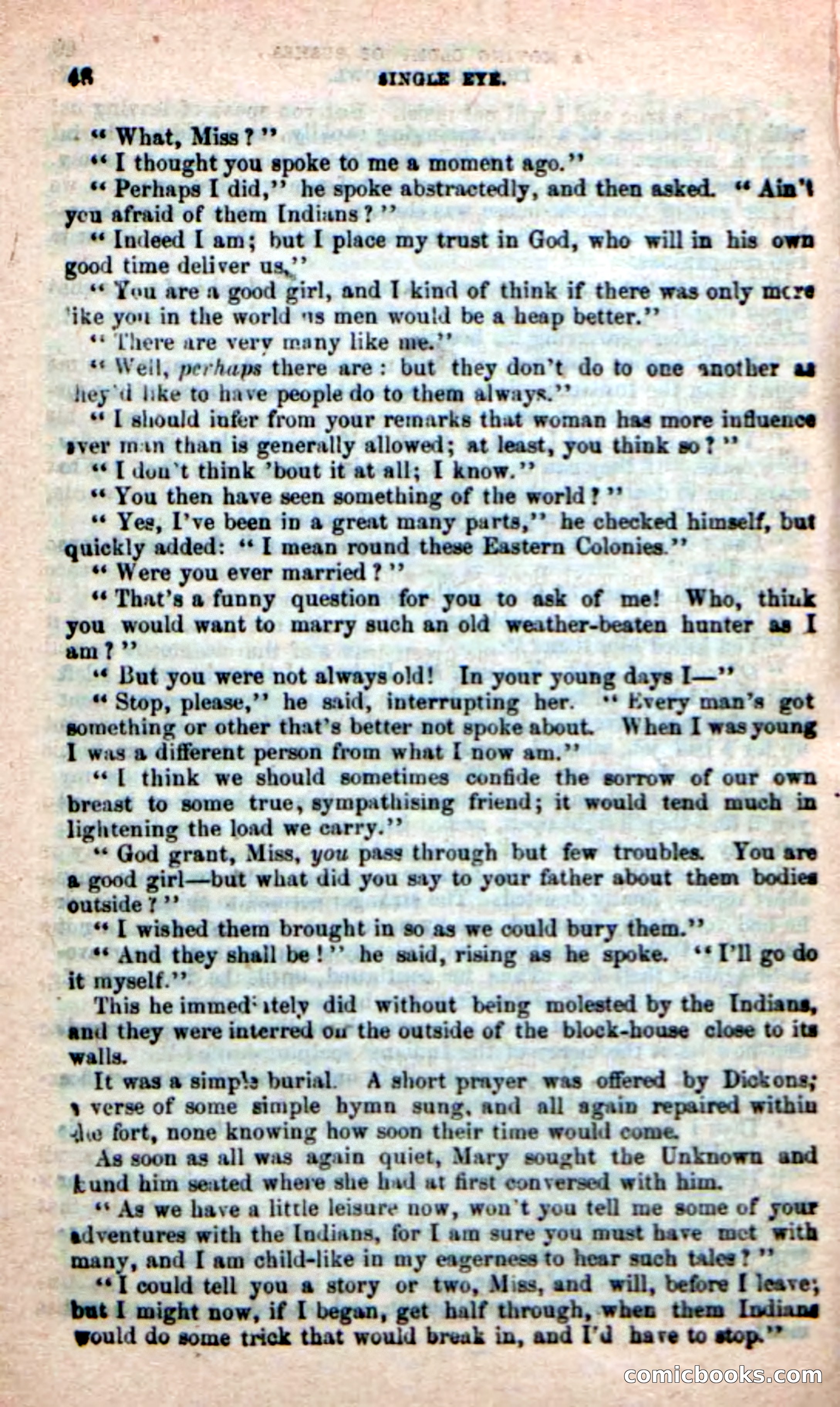Beadle's New Dime Novels: Single Eye, the Scourge — page 44 of 100