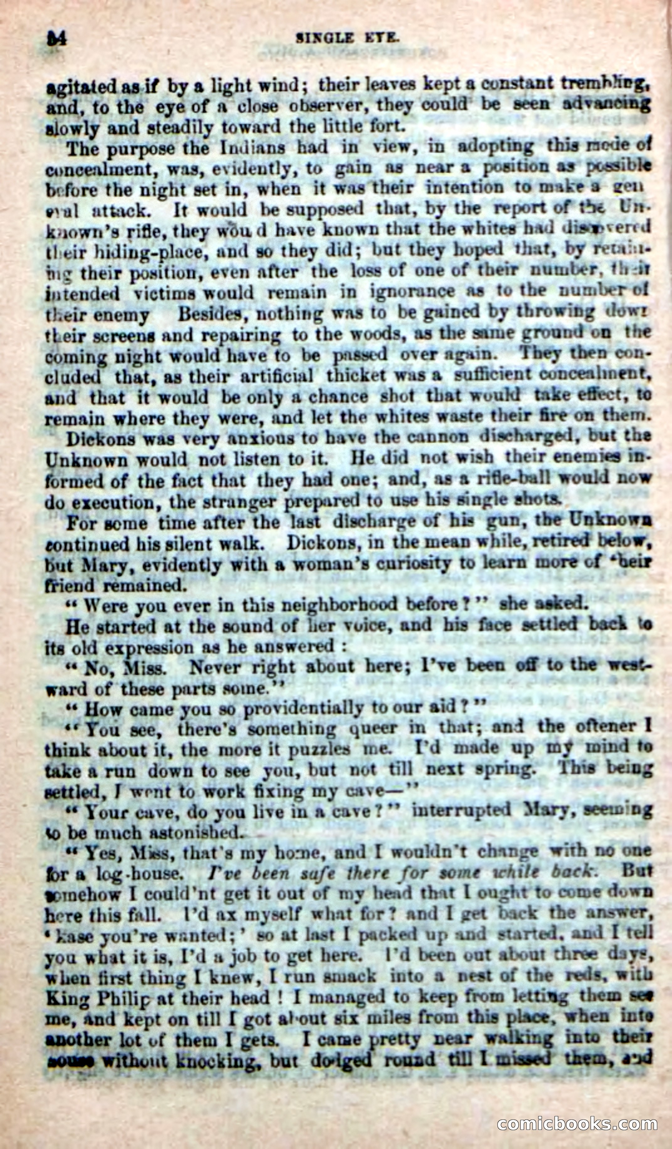 Beadle's New Dime Novels: Single Eye, the Scourge — page 50 of 100