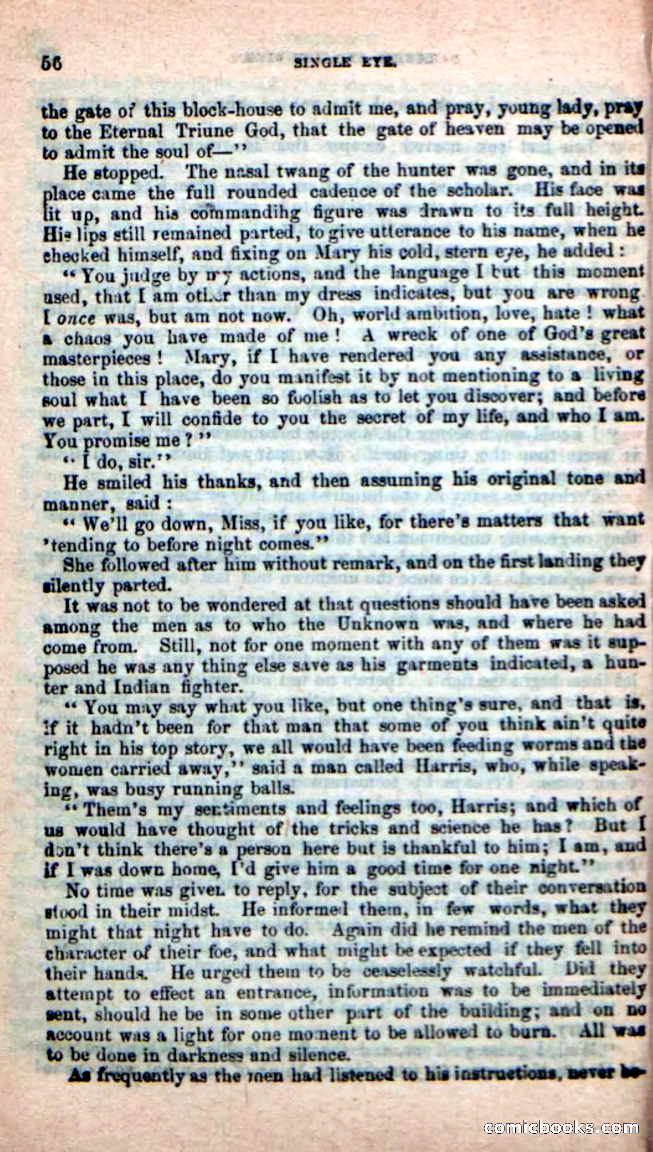 Beadle's New Dime Novels: Single Eye, the Scourge — page 52 of 100