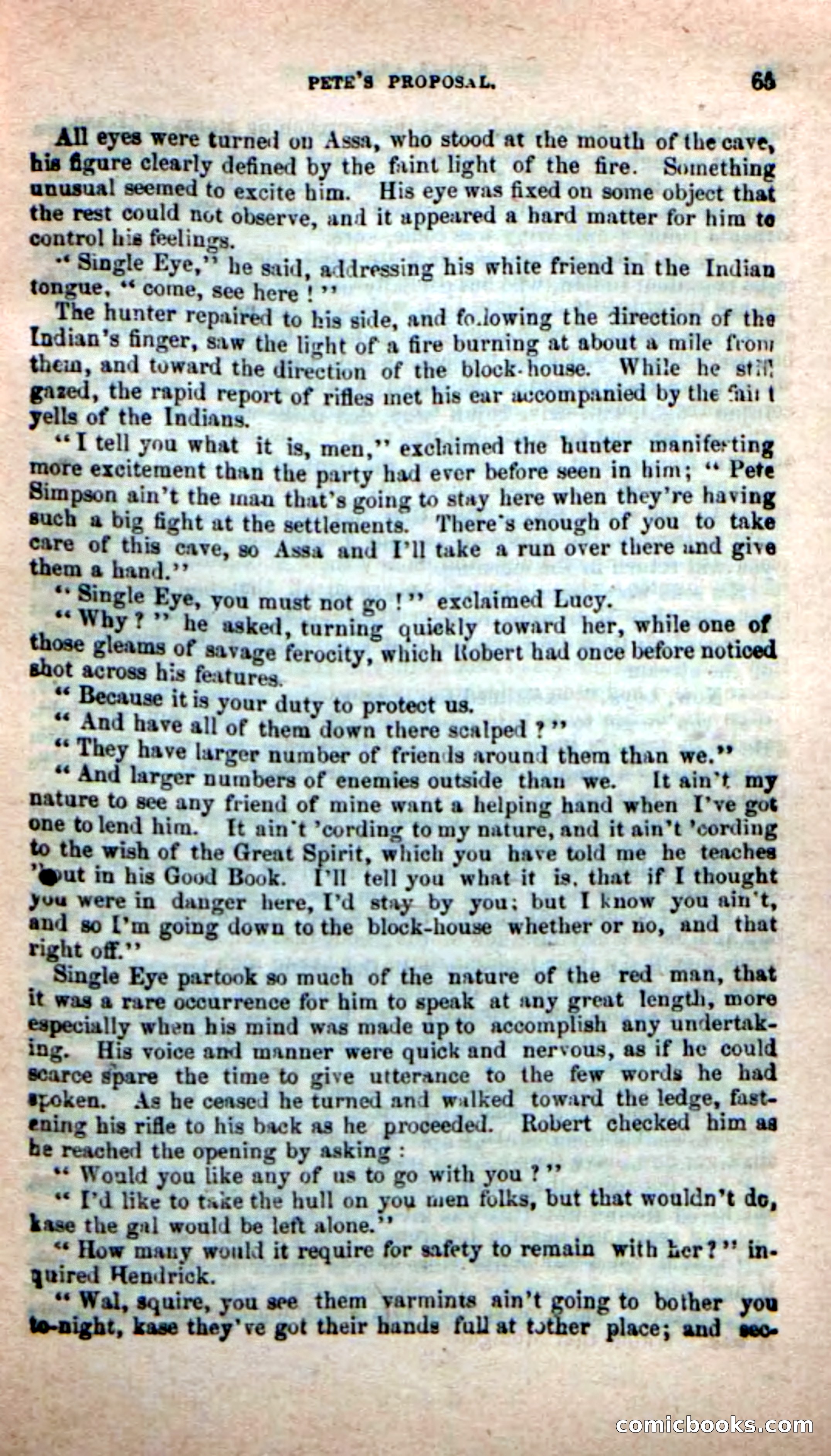 Beadle's New Dime Novels: Single Eye, the Scourge — page 61 of 100