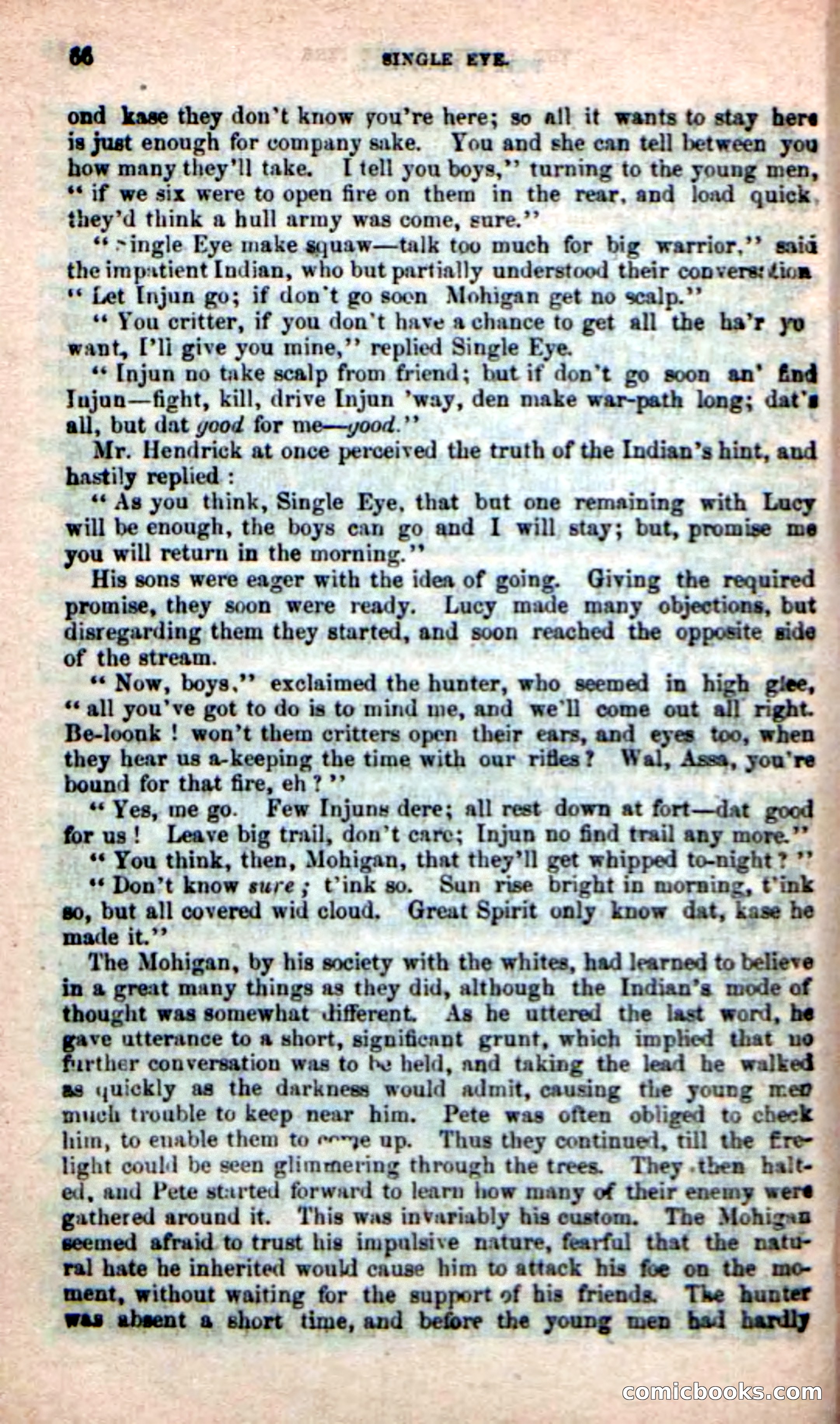 Beadle's New Dime Novels: Single Eye, the Scourge — page 62 of 100