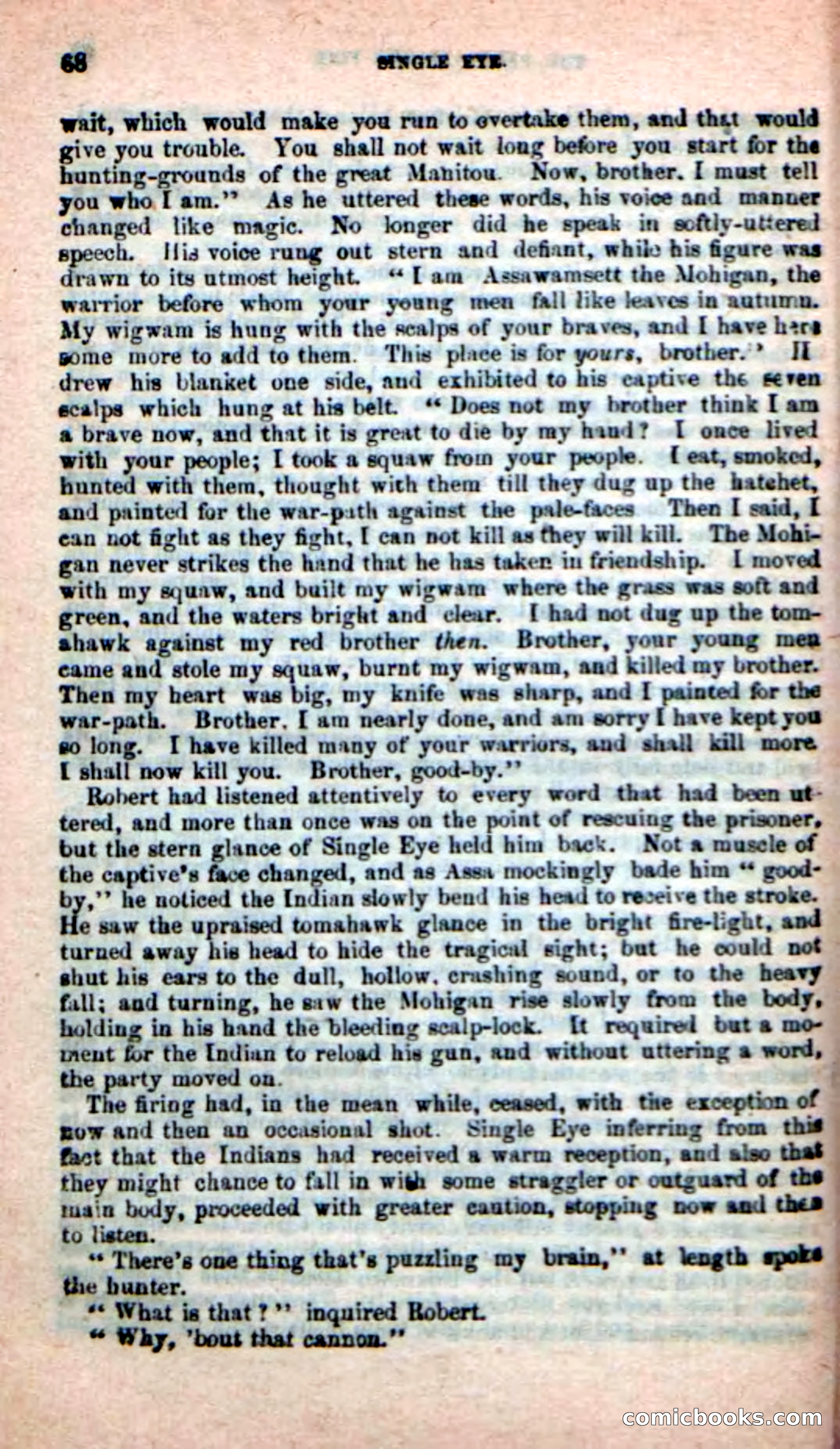 Beadle's New Dime Novels: Single Eye, the Scourge — page 64 of 100