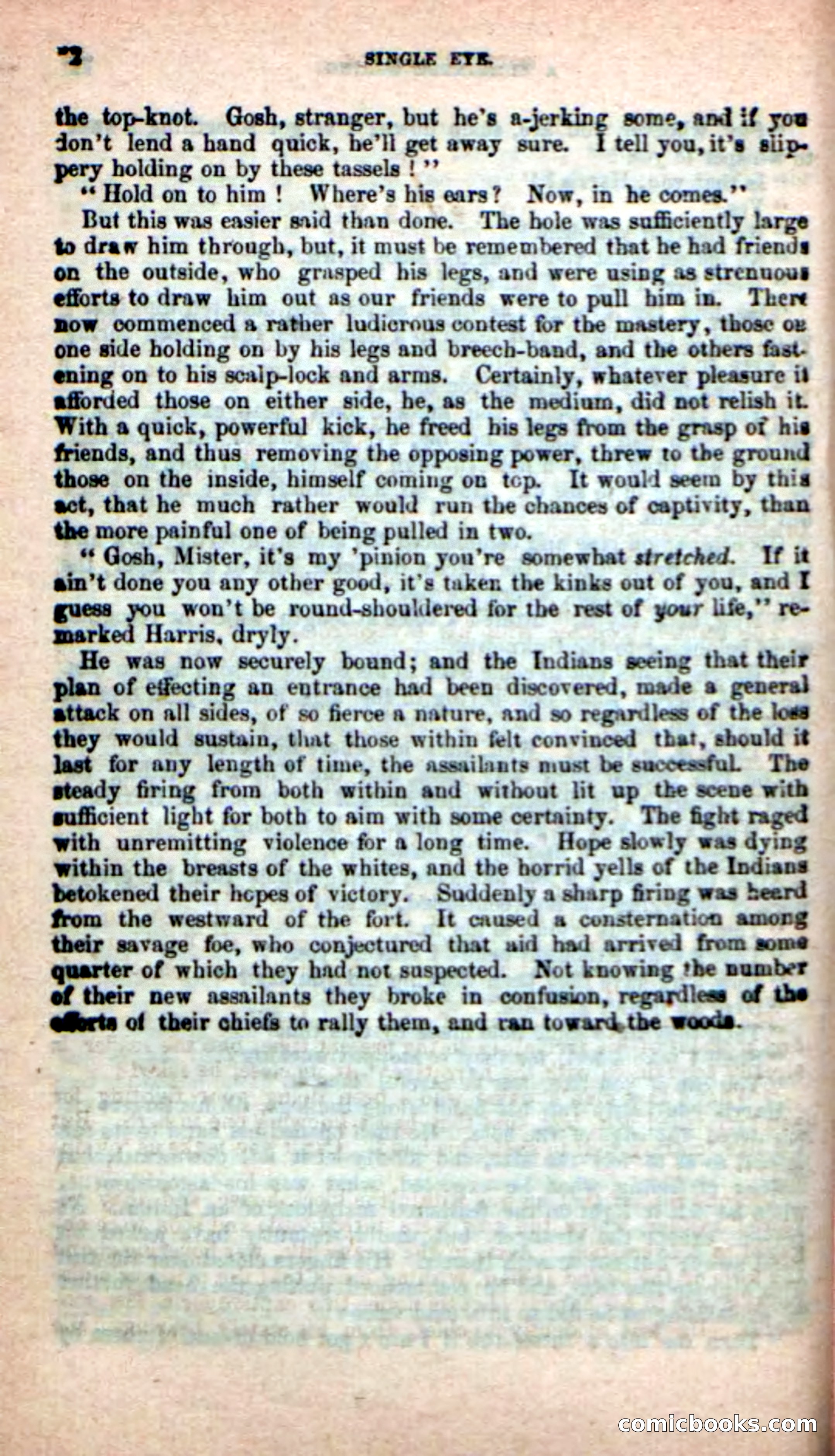 Beadle's New Dime Novels: Single Eye, the Scourge — page 68 of 100