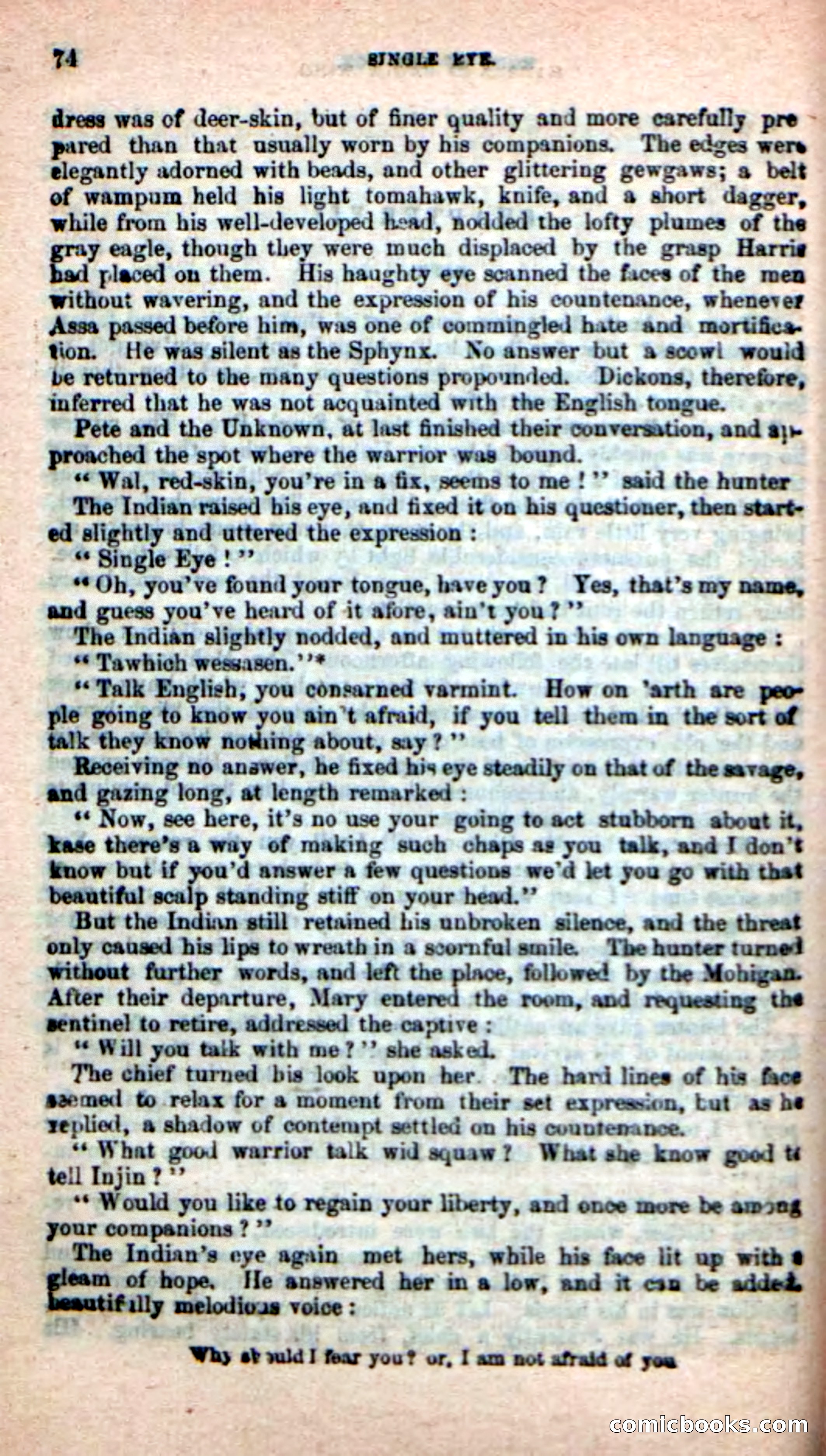 Beadle's New Dime Novels: Single Eye, the Scourge — page 70 of 100