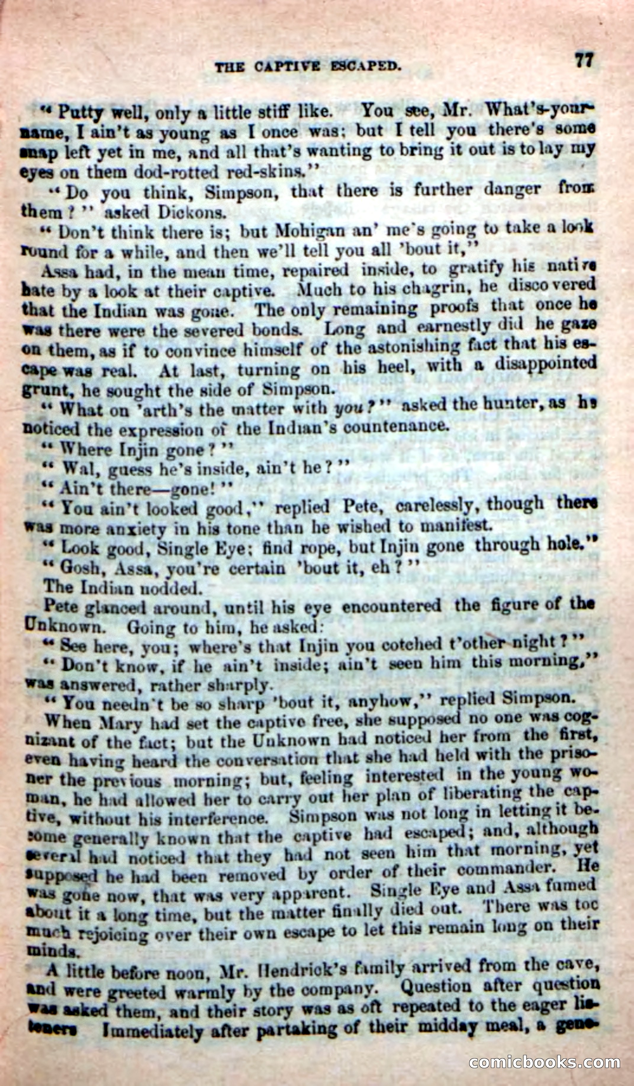 Beadle's New Dime Novels: Single Eye, the Scourge — page 73 of 100