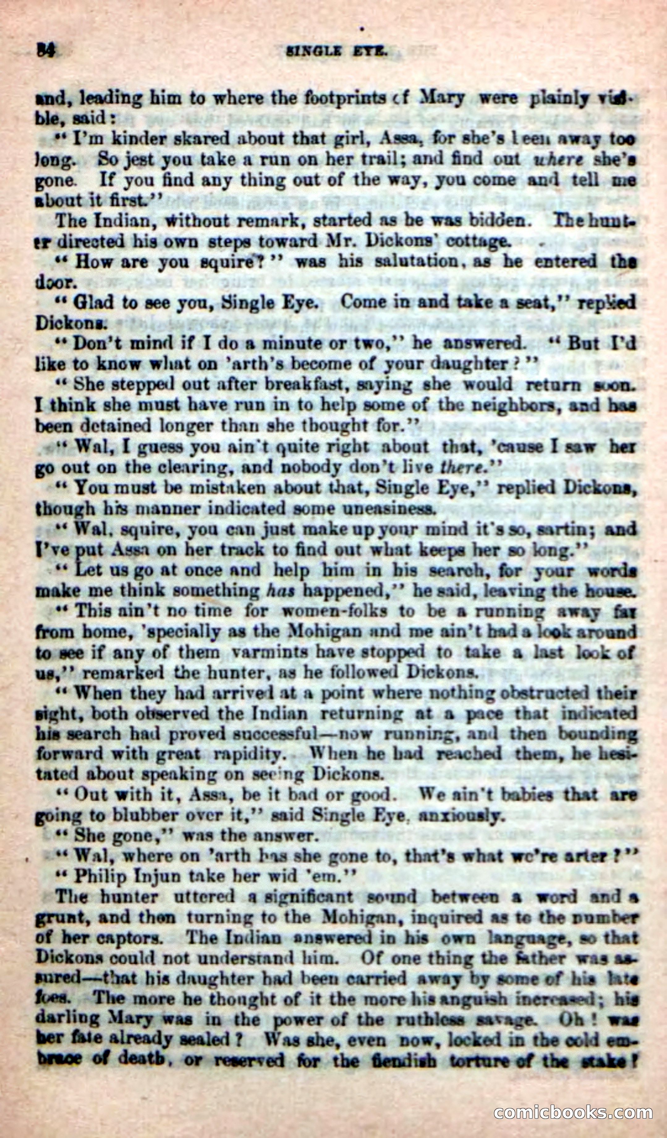 Beadle's New Dime Novels: Single Eye, the Scourge — page 80 of 100