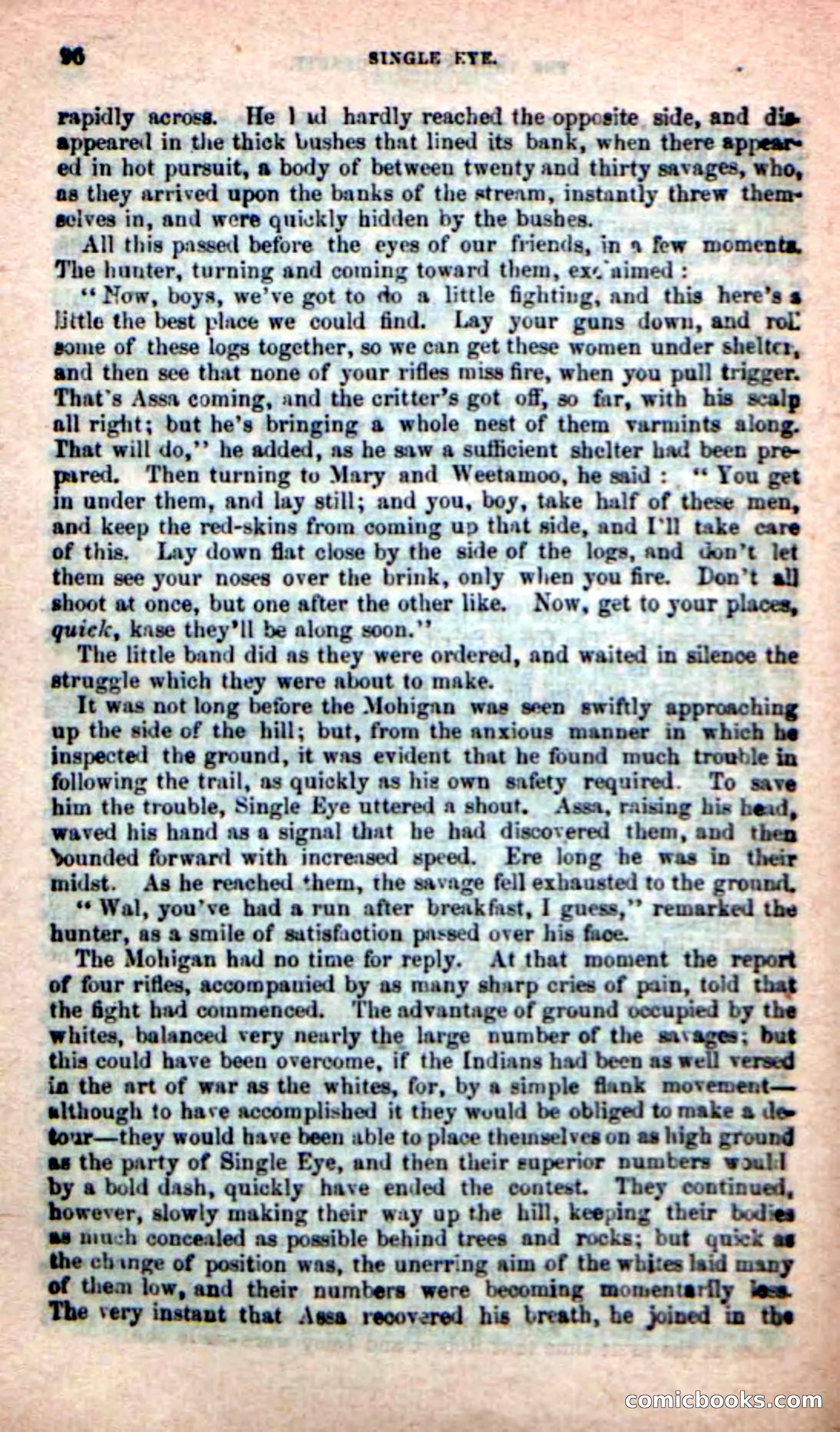 Beadle's New Dime Novels: Single Eye, the Scourge — page 92 of 100