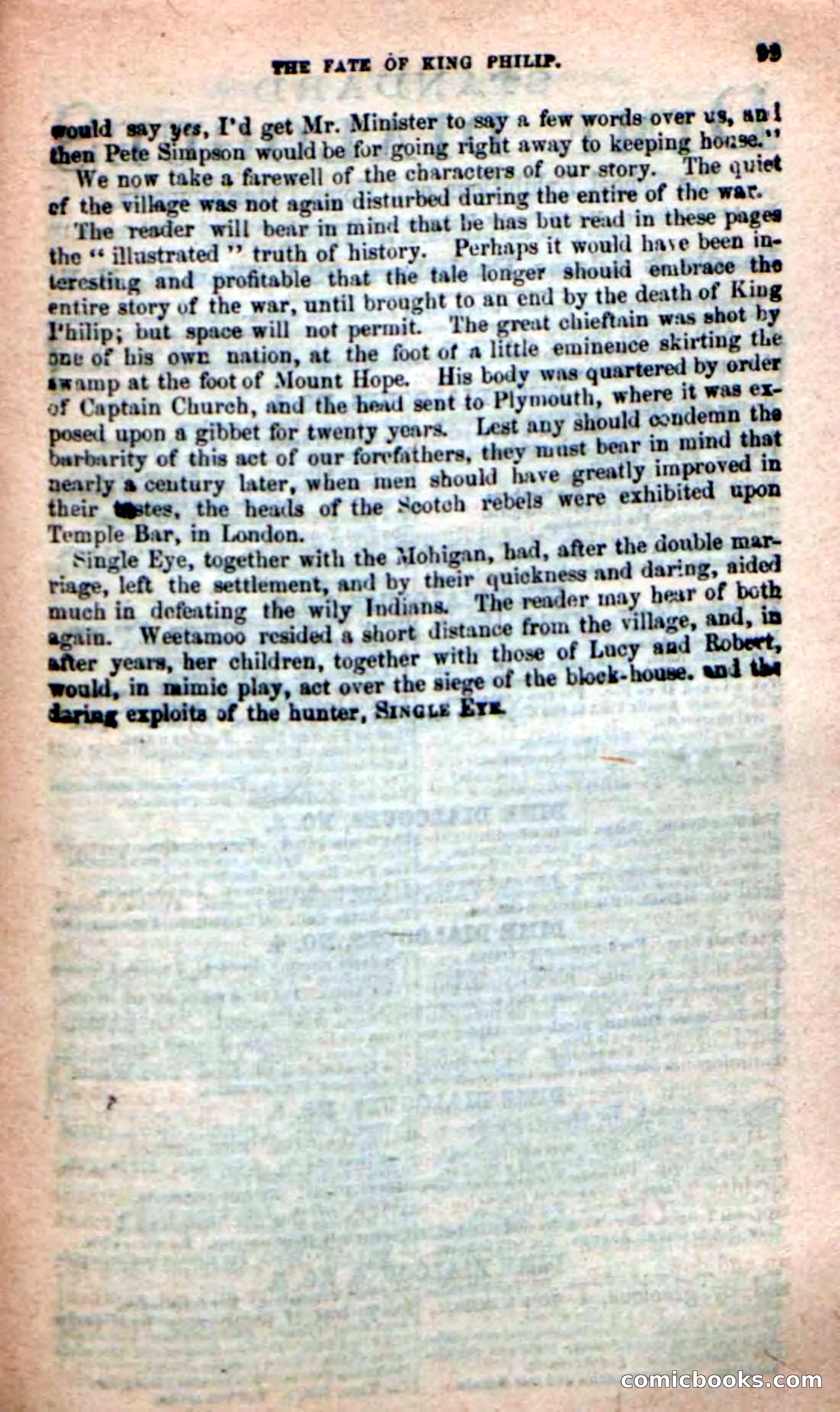 Beadle's New Dime Novels: Single Eye, the Scourge — page 95 of 100