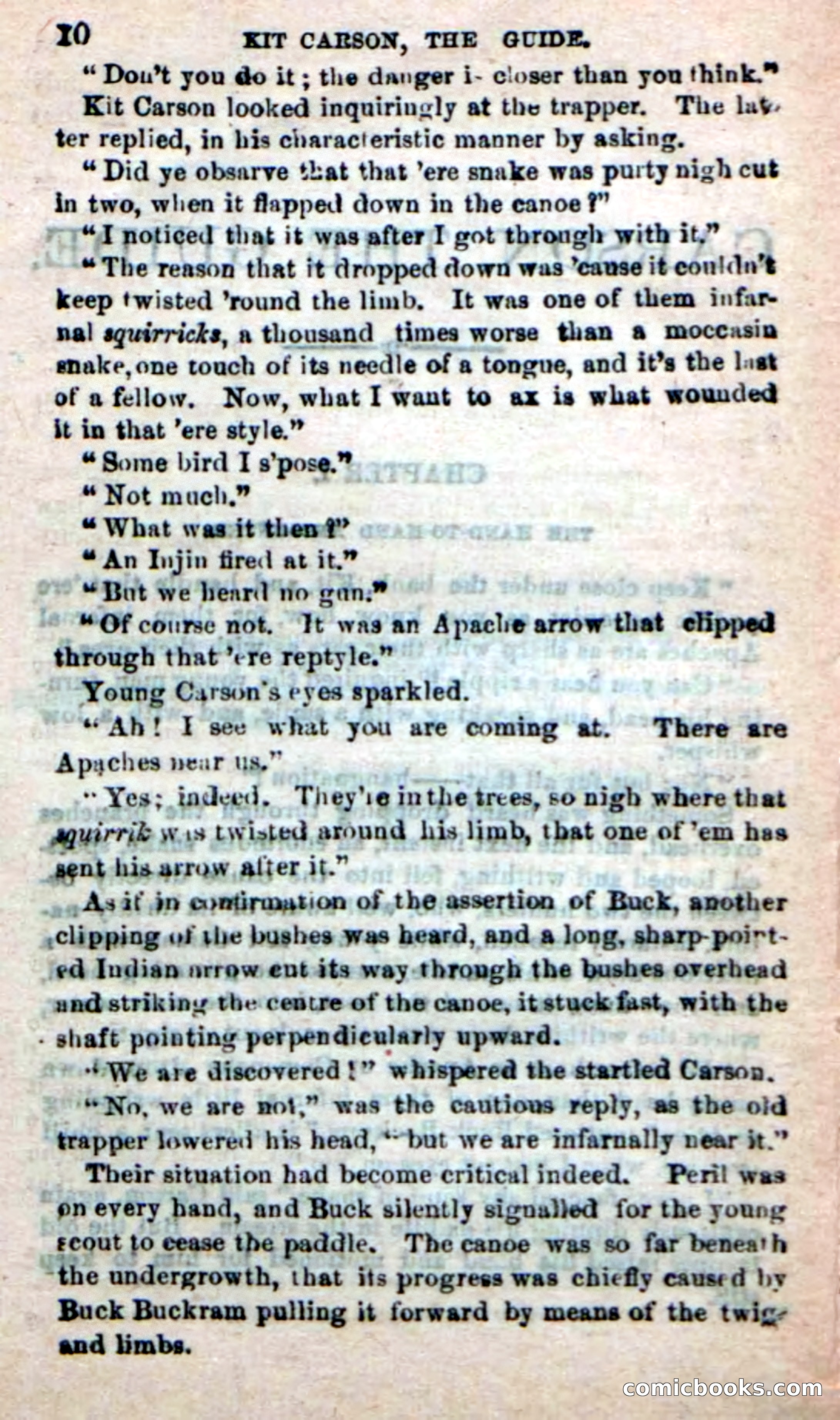 Beadle's New Dime Novels: Carson, the Guide — page 6 of 100