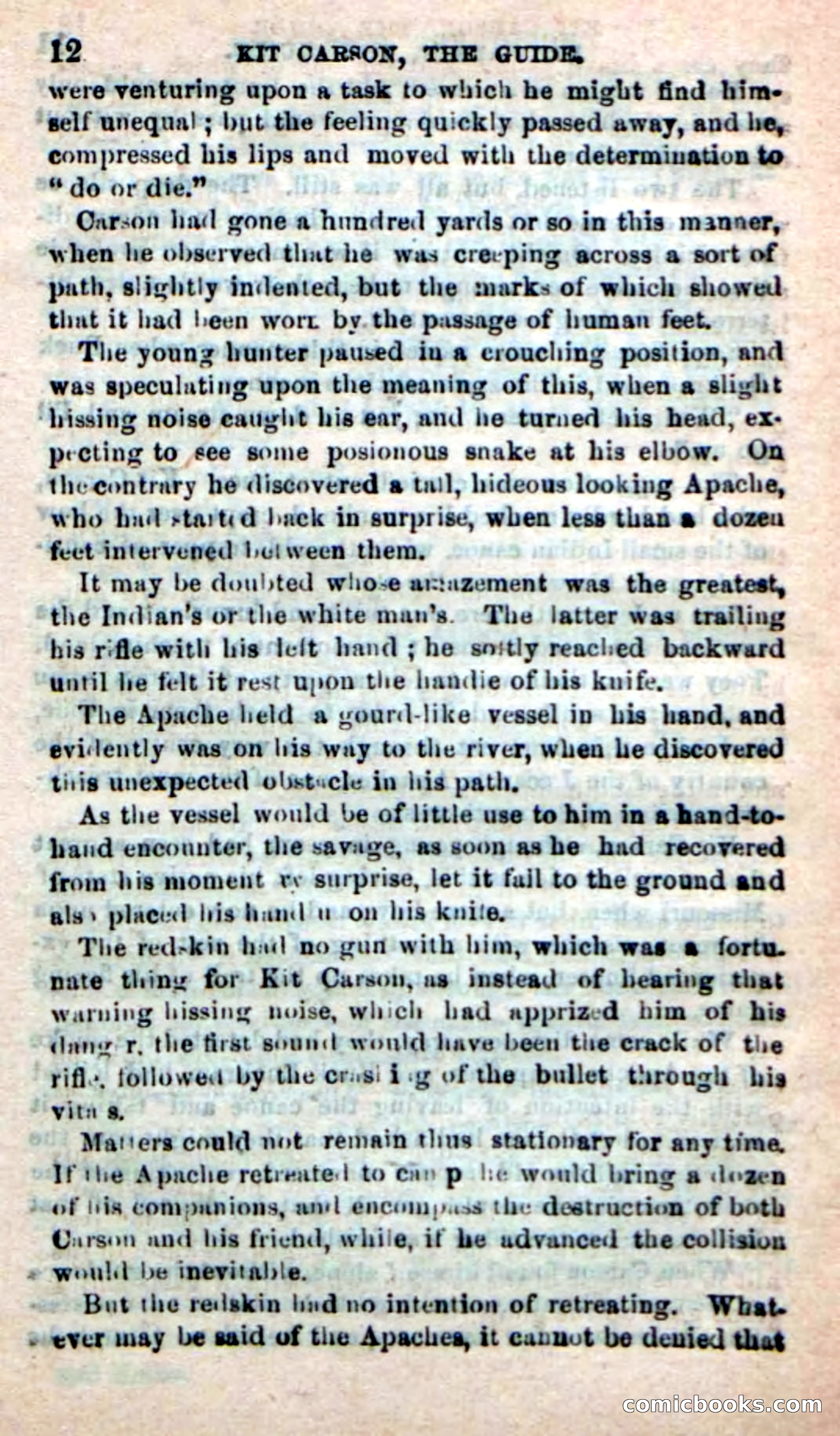 Beadle's New Dime Novels: Carson, the Guide — page 8 of 100