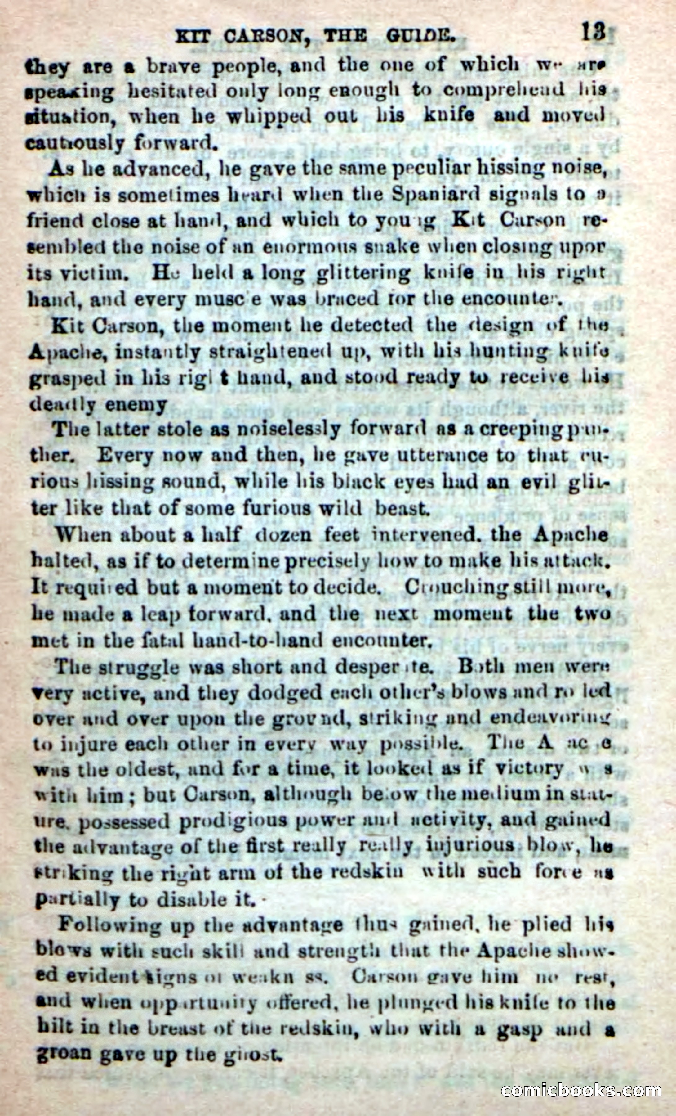 Beadle's New Dime Novels: Carson, the Guide — page 9 of 100