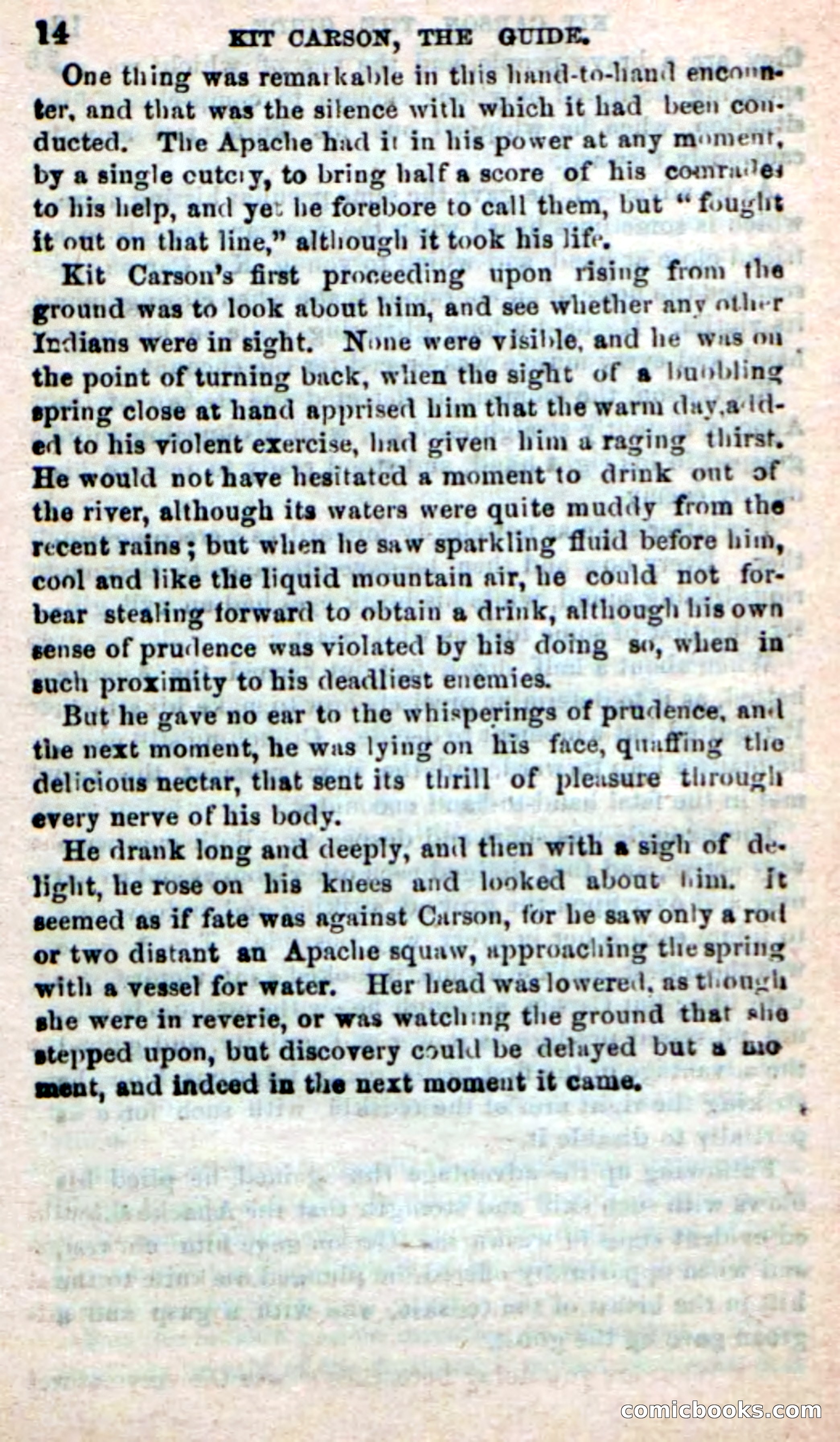 Beadle's New Dime Novels: Carson, the Guide — page 10 of 100