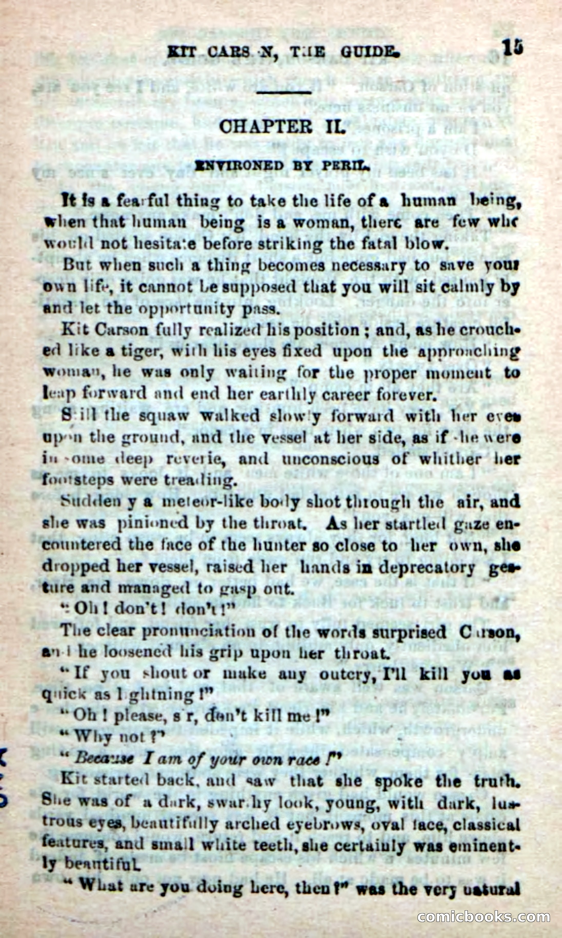 Beadle's New Dime Novels: Carson, the Guide — page 11 of 100