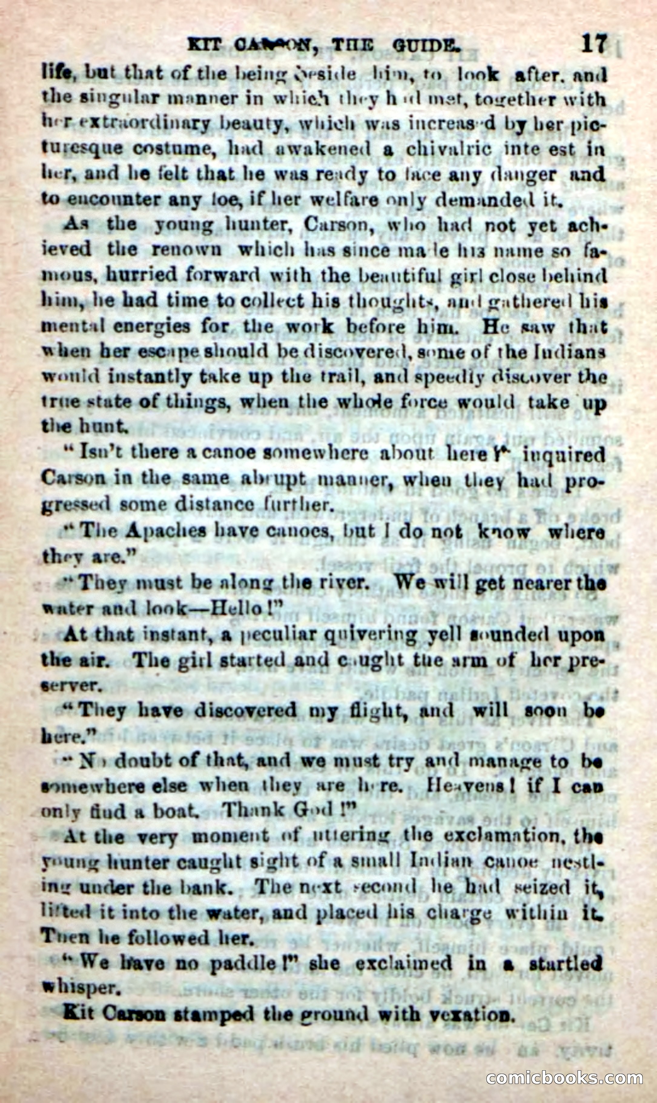 Beadle's New Dime Novels: Carson, the Guide — page 13 of 100
