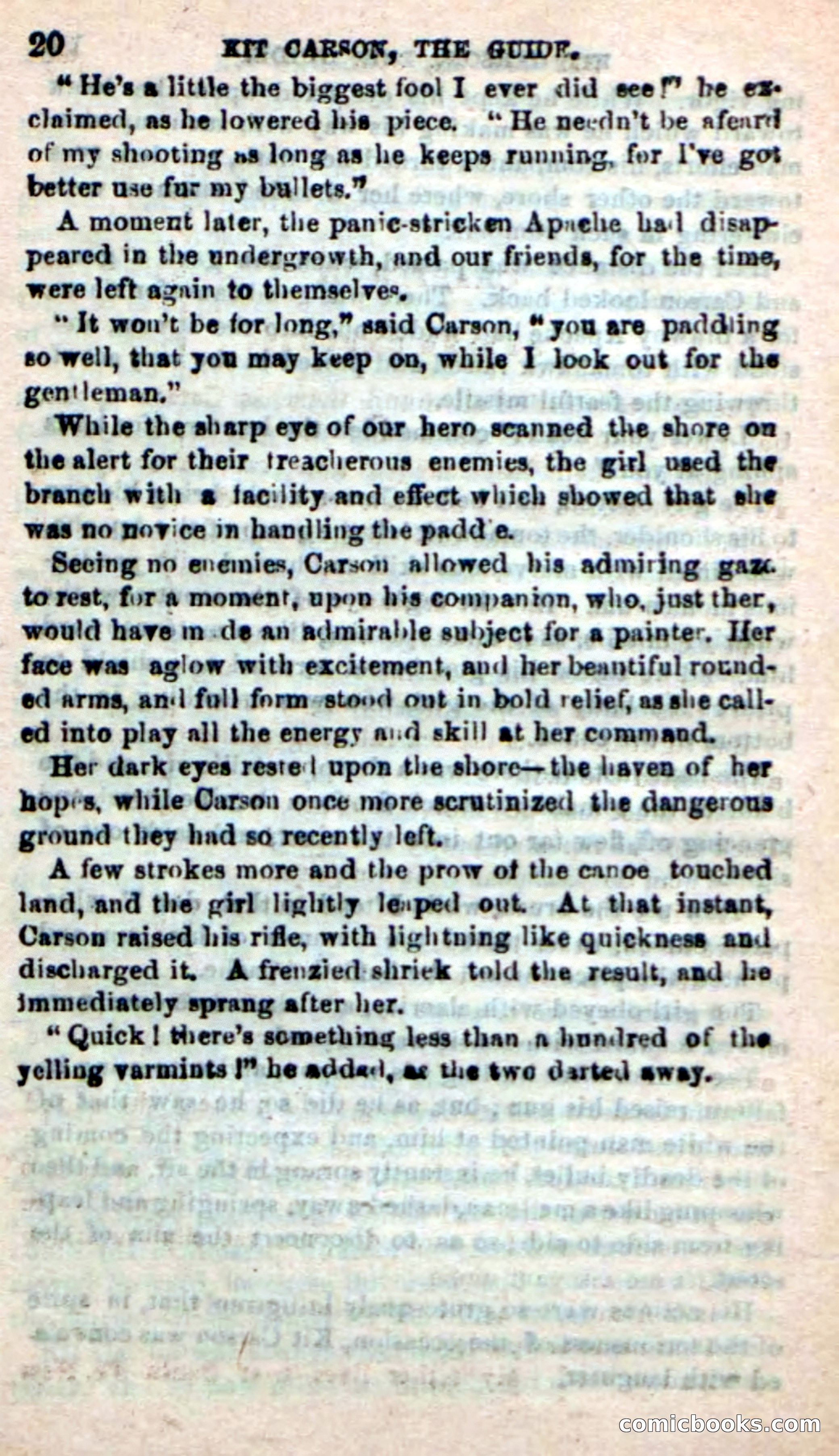 Beadle's New Dime Novels: Carson, the Guide — page 16 of 100