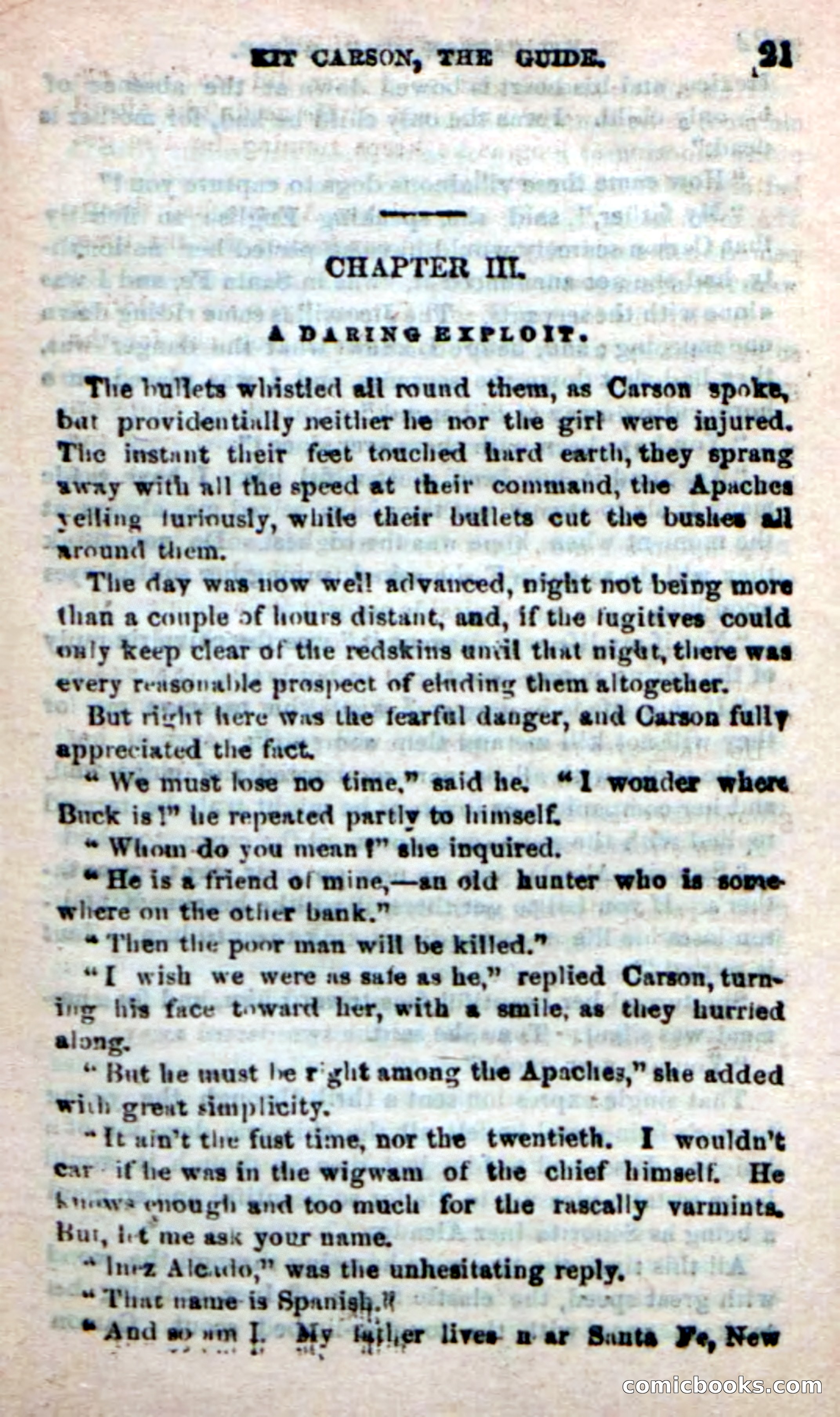 Beadle's New Dime Novels: Carson, the Guide — page 17 of 100