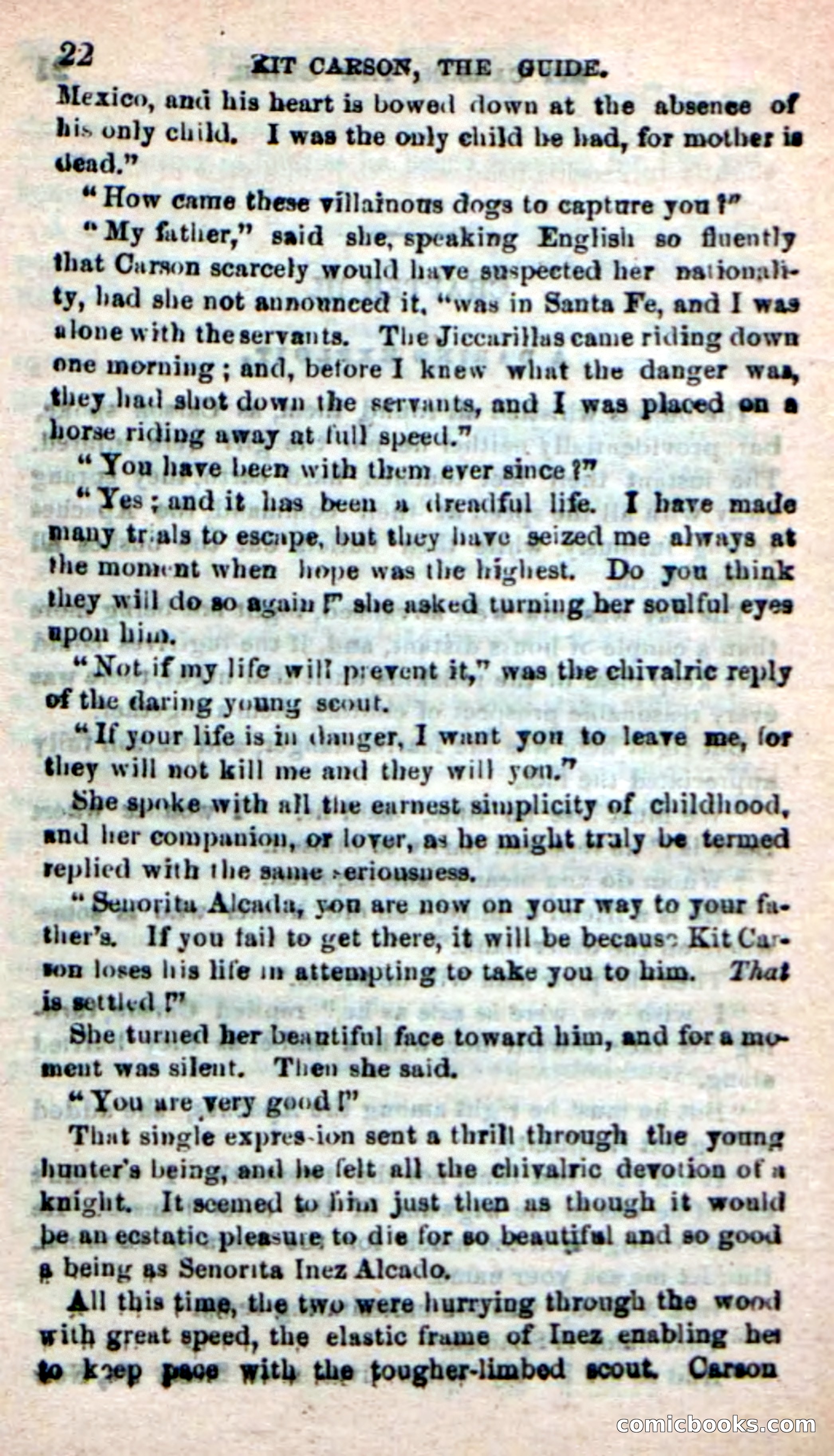 Beadle's New Dime Novels: Carson, the Guide — page 18 of 100
