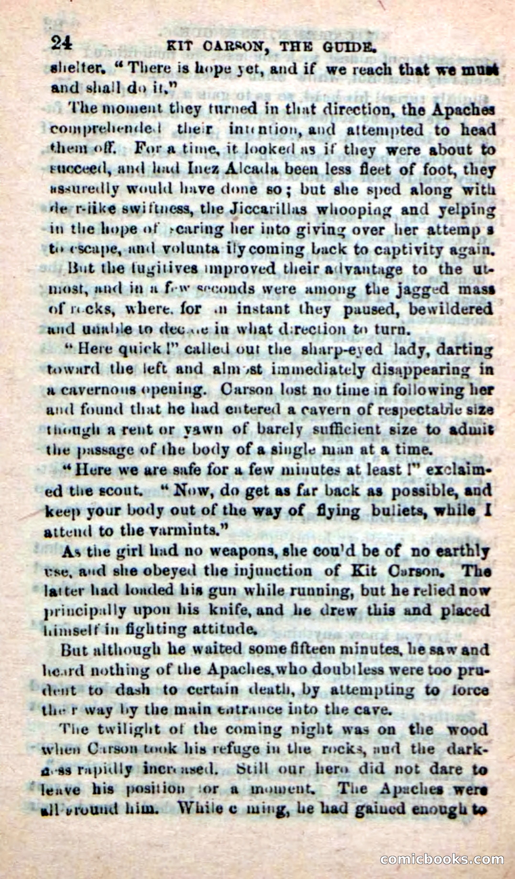 Beadle's New Dime Novels: Carson, the Guide — page 20 of 100