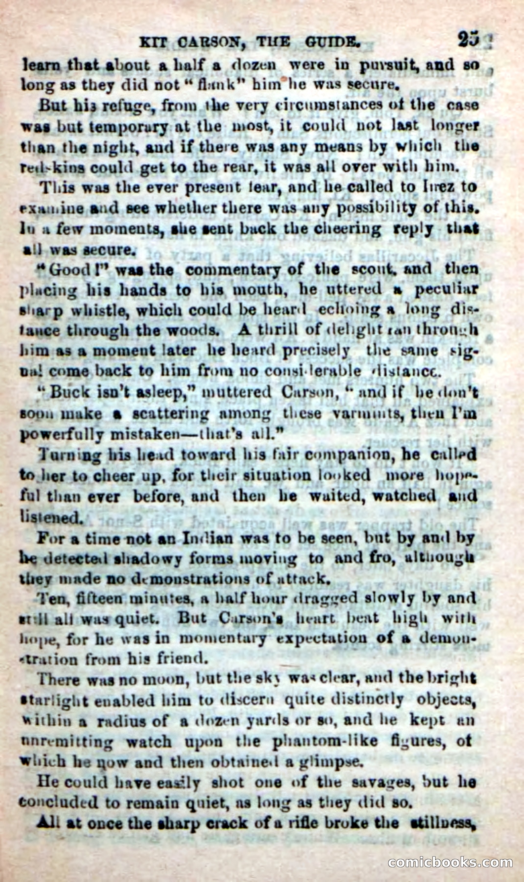 Beadle's New Dime Novels: Carson, the Guide — page 21 of 100