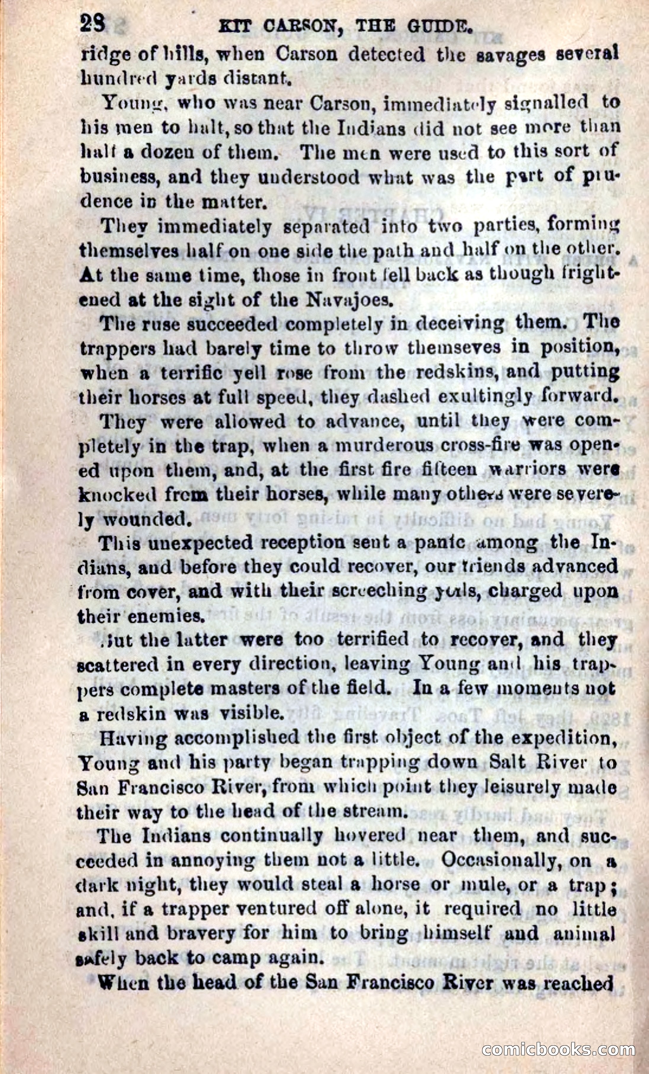 Beadle's New Dime Novels: Carson, the Guide — page 24 of 100