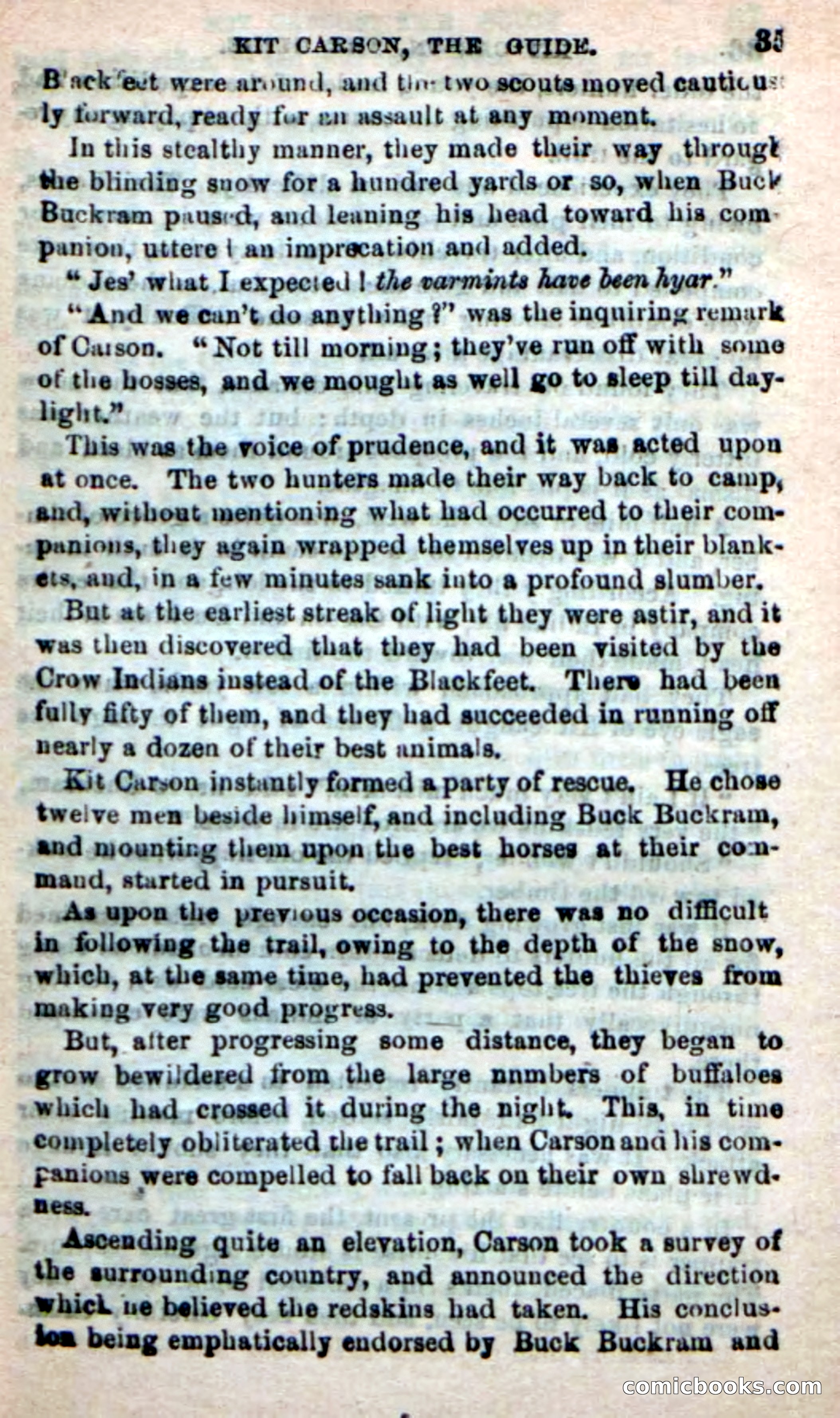 Beadle's New Dime Novels: Carson, the Guide — page 31 of 100