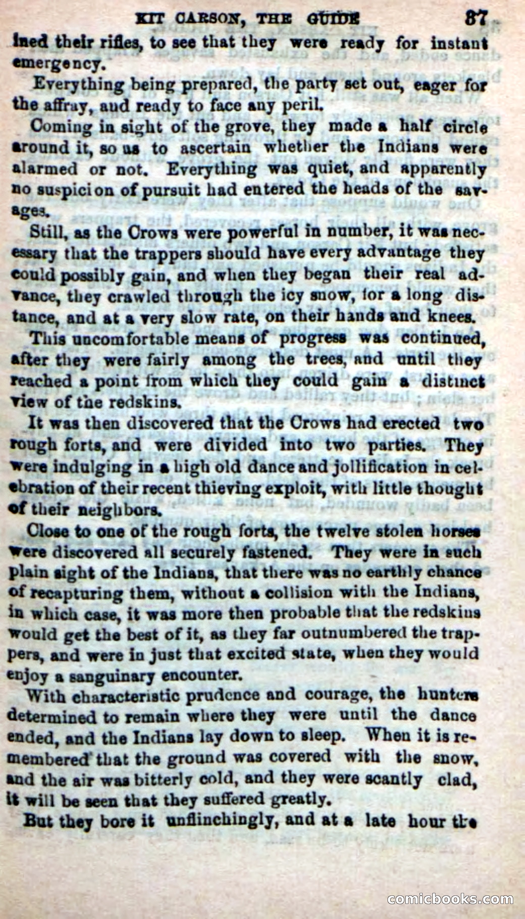 Beadle's New Dime Novels: Carson, the Guide — page 33 of 100