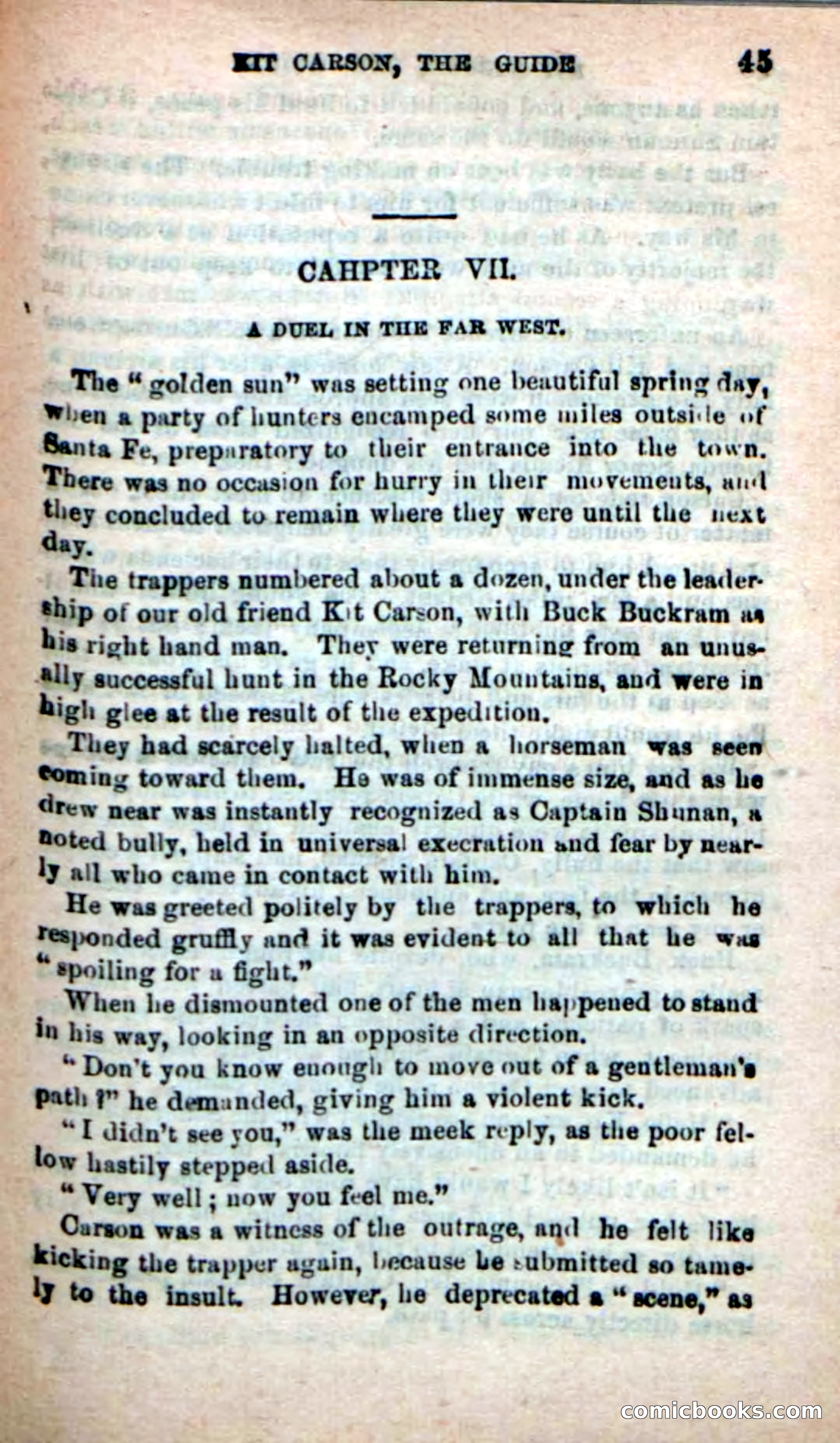 Beadle's New Dime Novels: Carson, the Guide — page 41 of 100