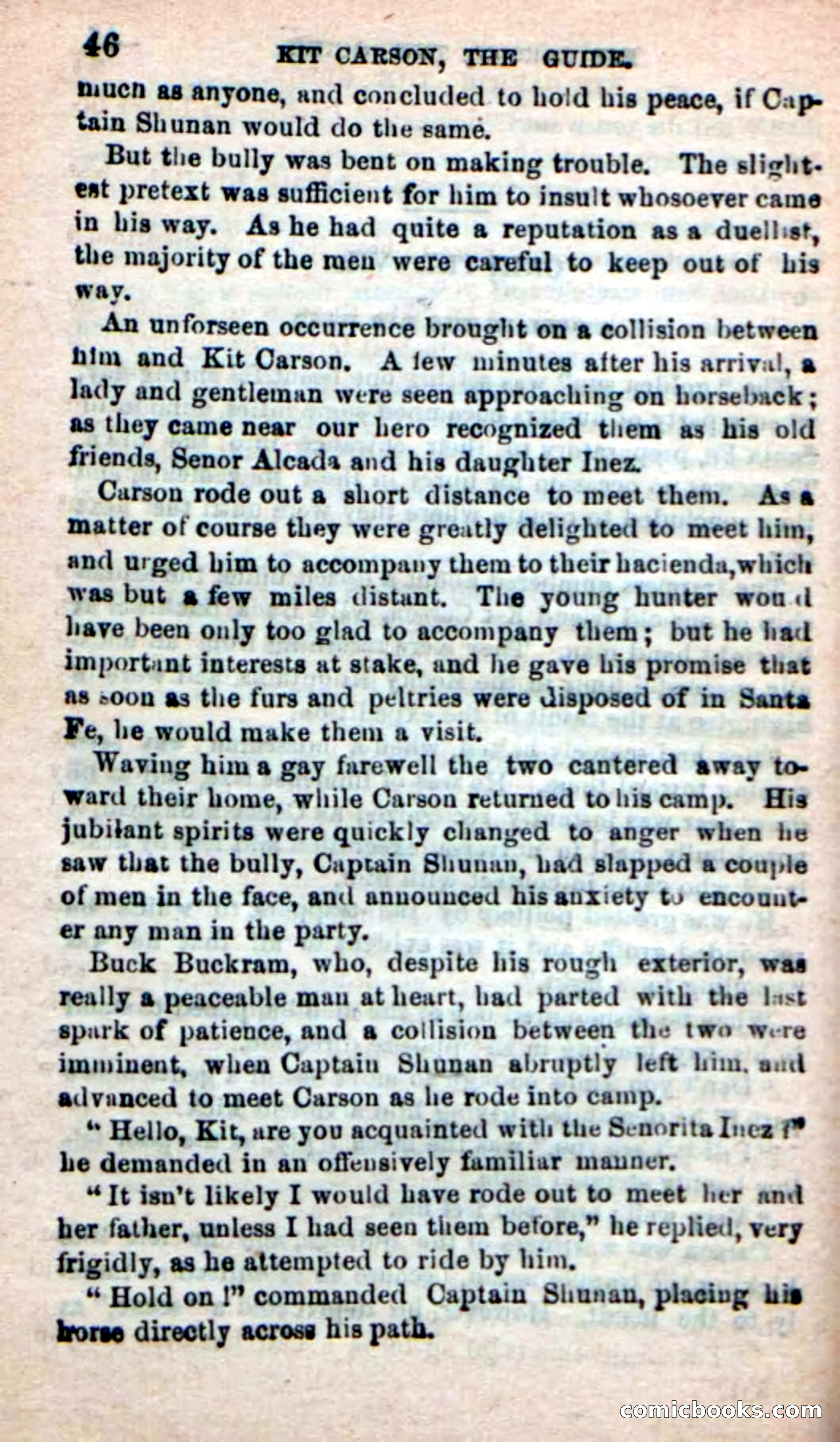 Beadle's New Dime Novels: Carson, the Guide — page 42 of 100