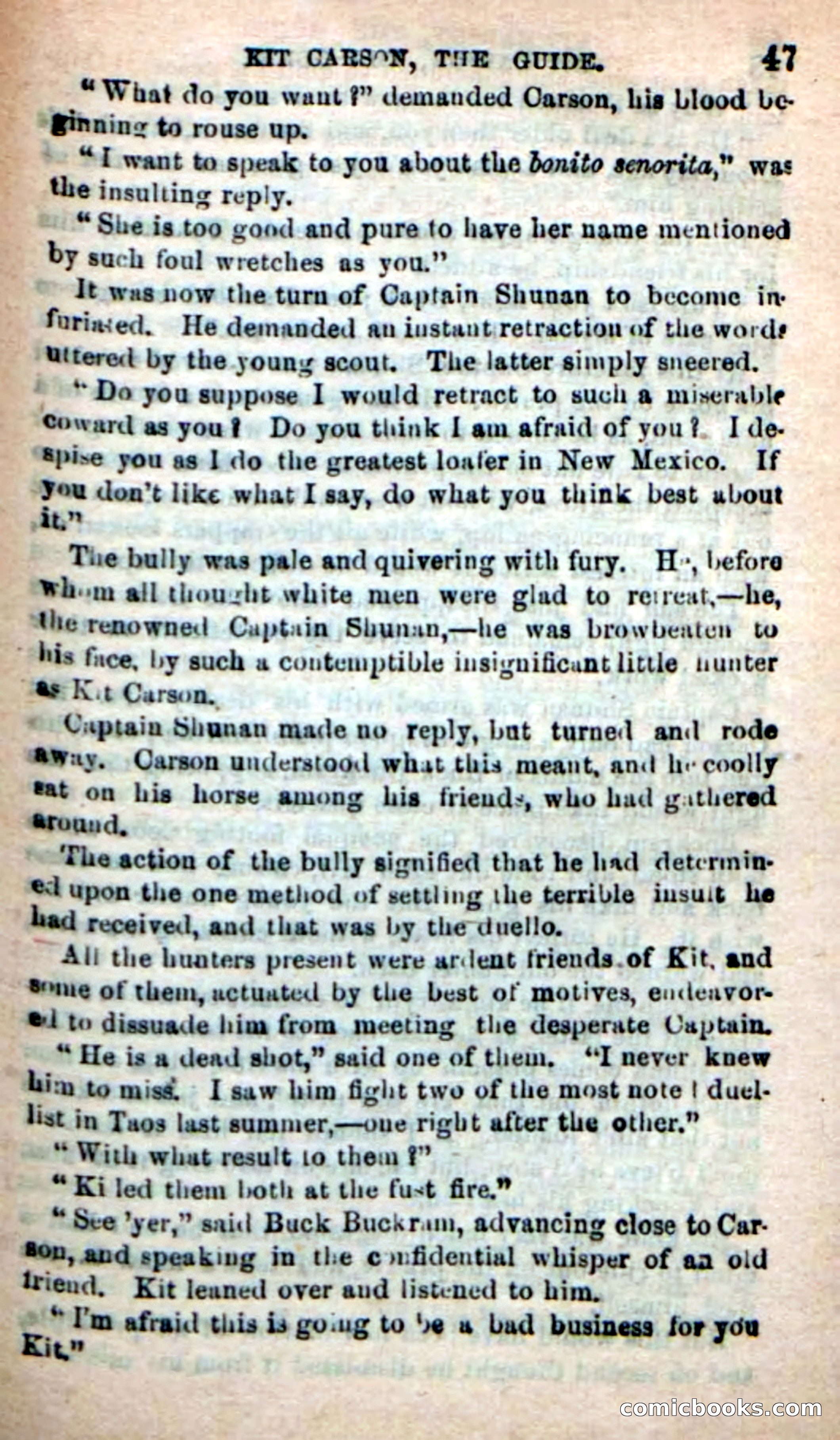 Beadle's New Dime Novels: Carson, the Guide — page 43 of 100