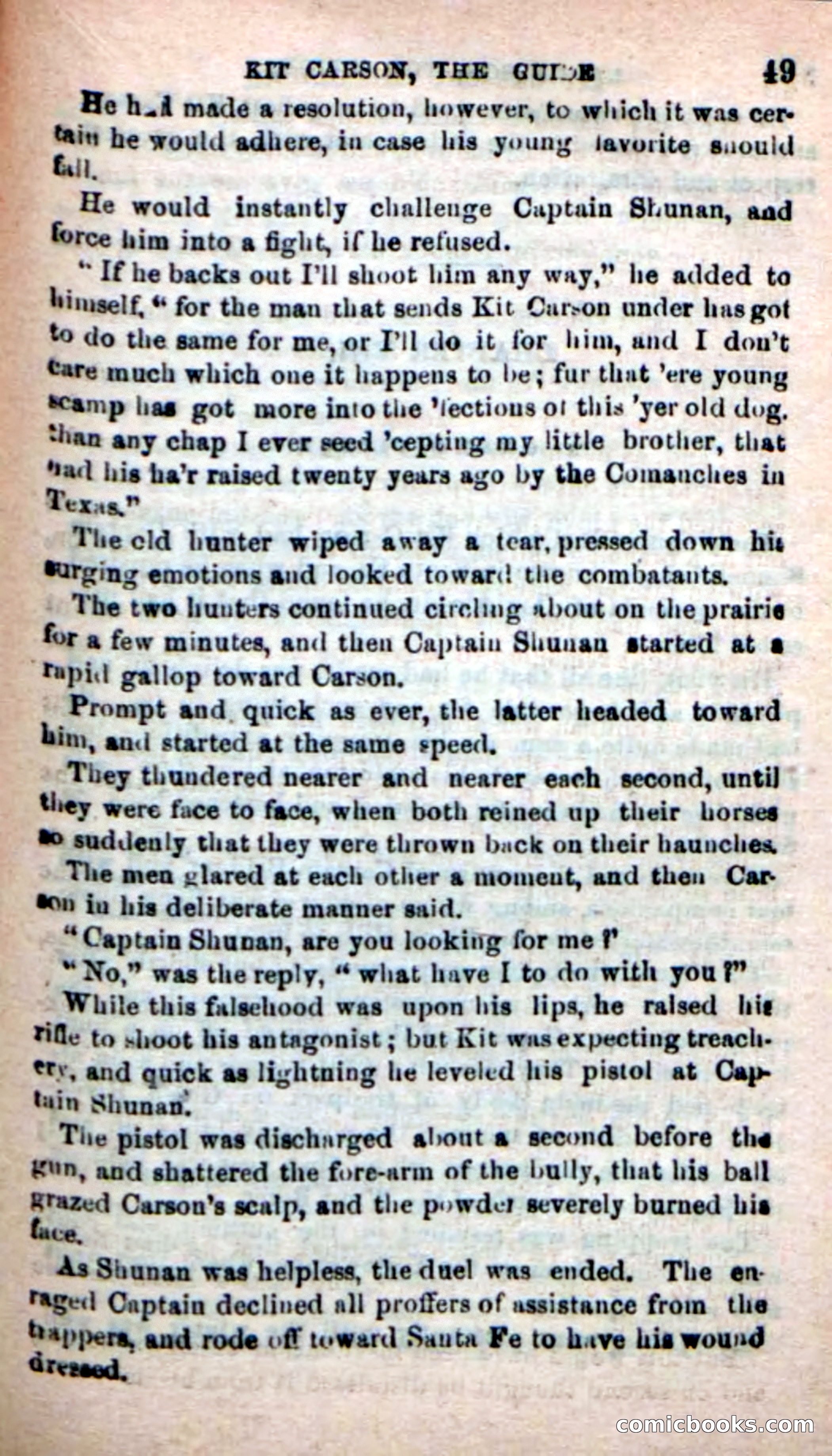 Beadle's New Dime Novels: Carson, the Guide — page 45 of 100