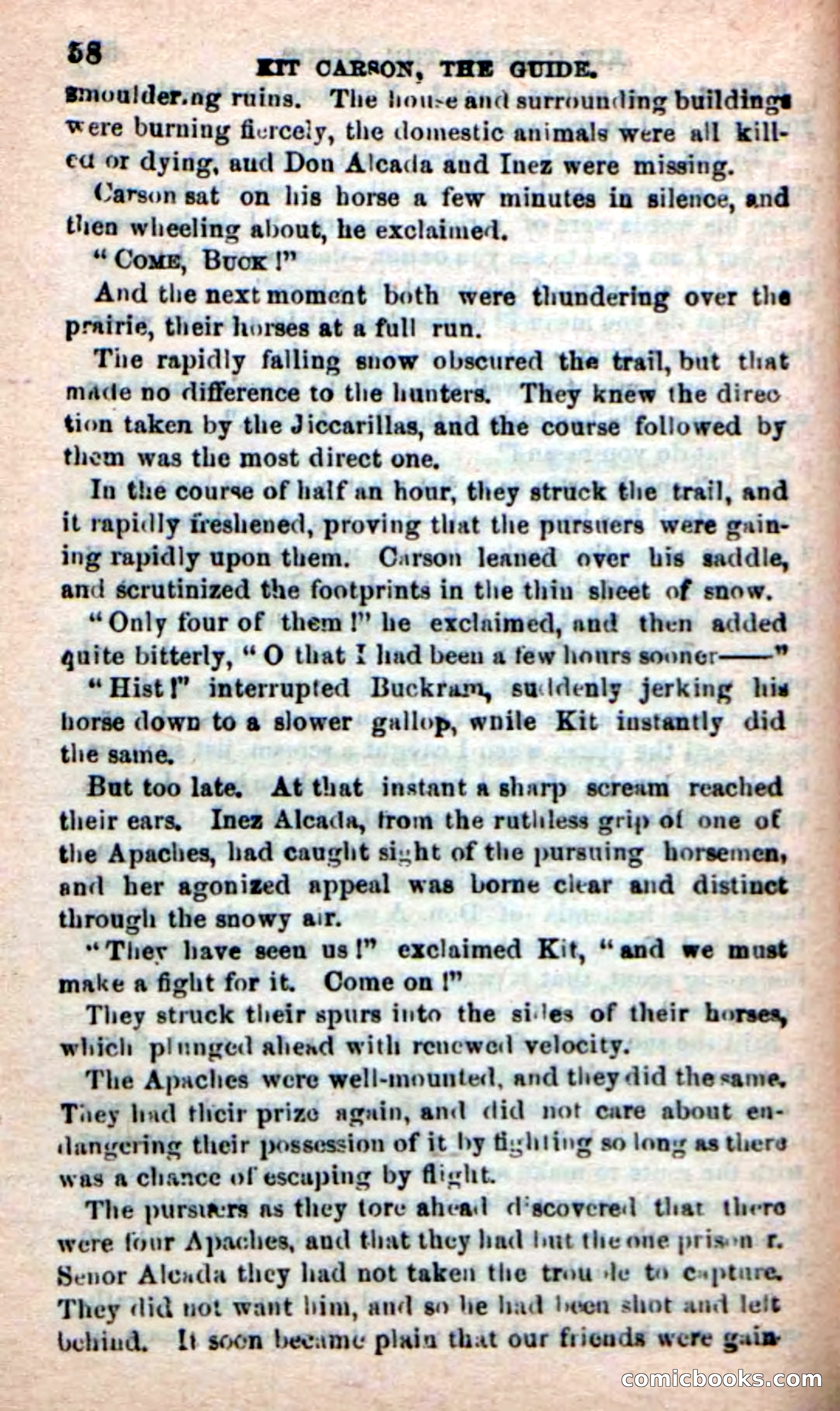 Beadle's New Dime Novels: Carson, the Guide — page 54 of 100