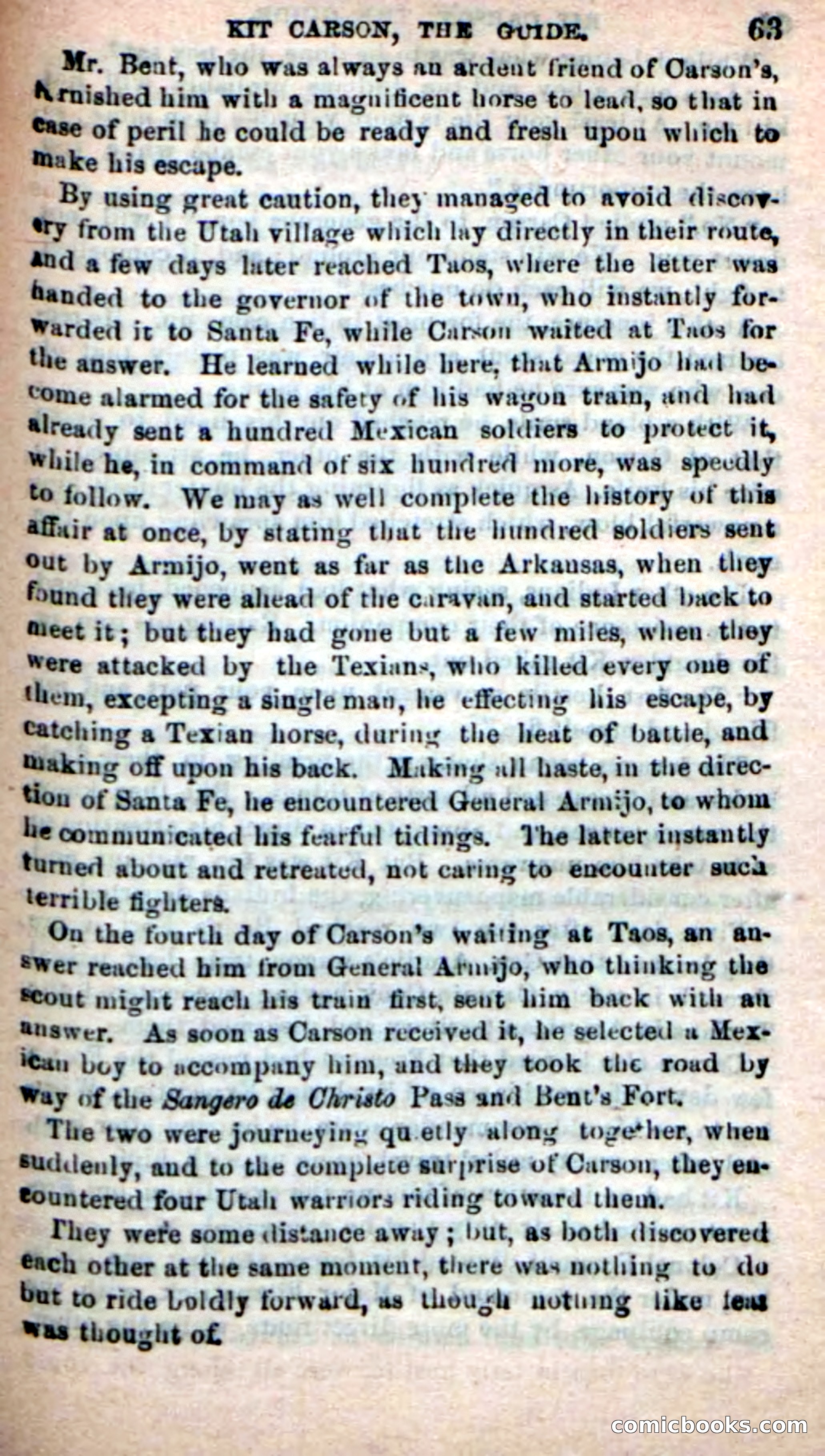 Beadle's New Dime Novels: Carson, the Guide — page 59 of 100