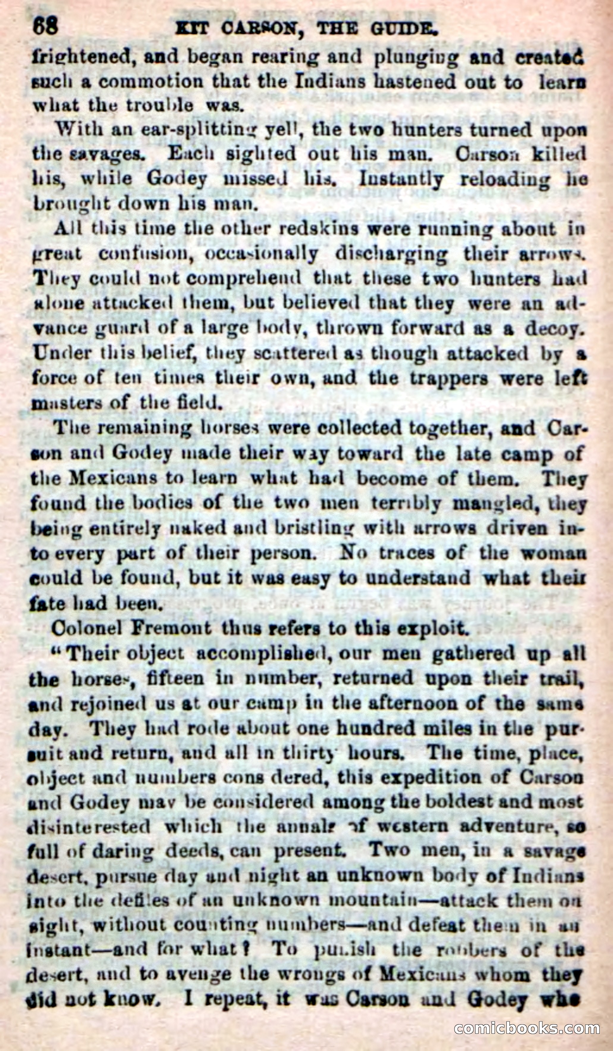 Beadle's New Dime Novels: Carson, the Guide — page 64 of 100