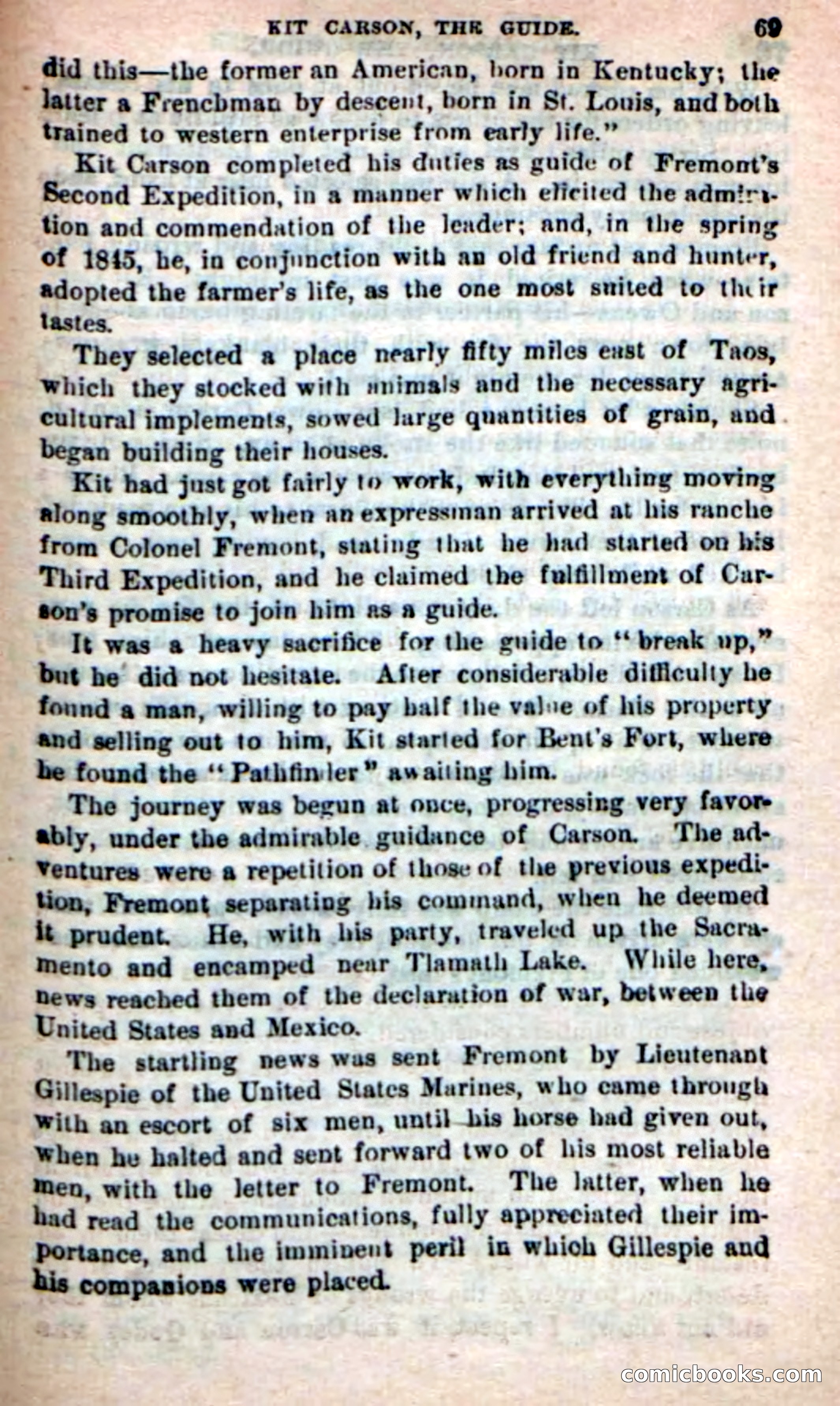 Beadle's New Dime Novels: Carson, the Guide — page 65 of 100