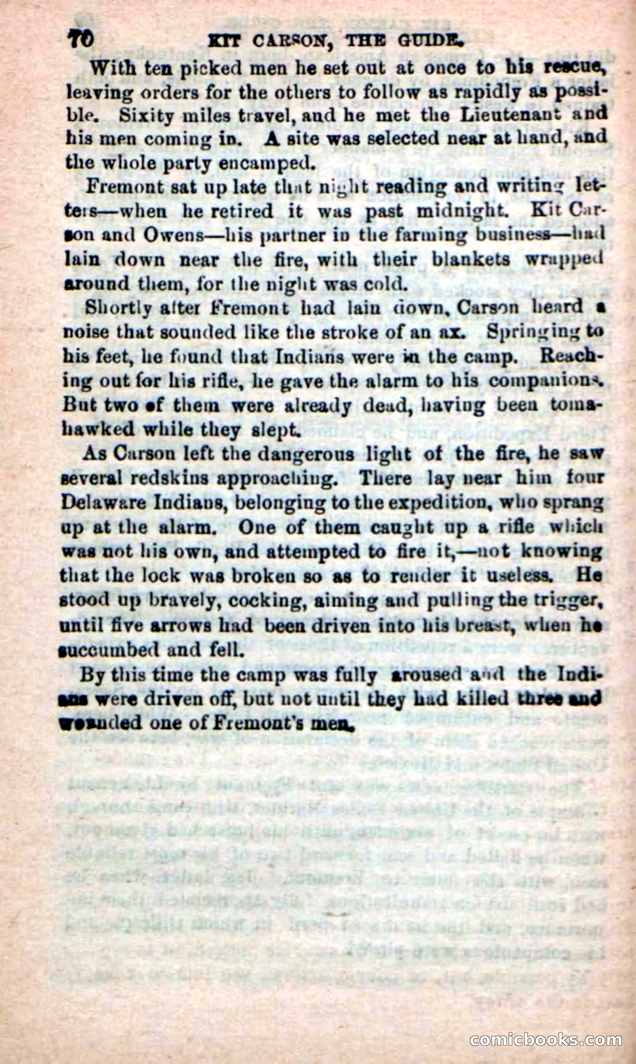 Beadle's New Dime Novels: Carson, the Guide — page 66 of 100