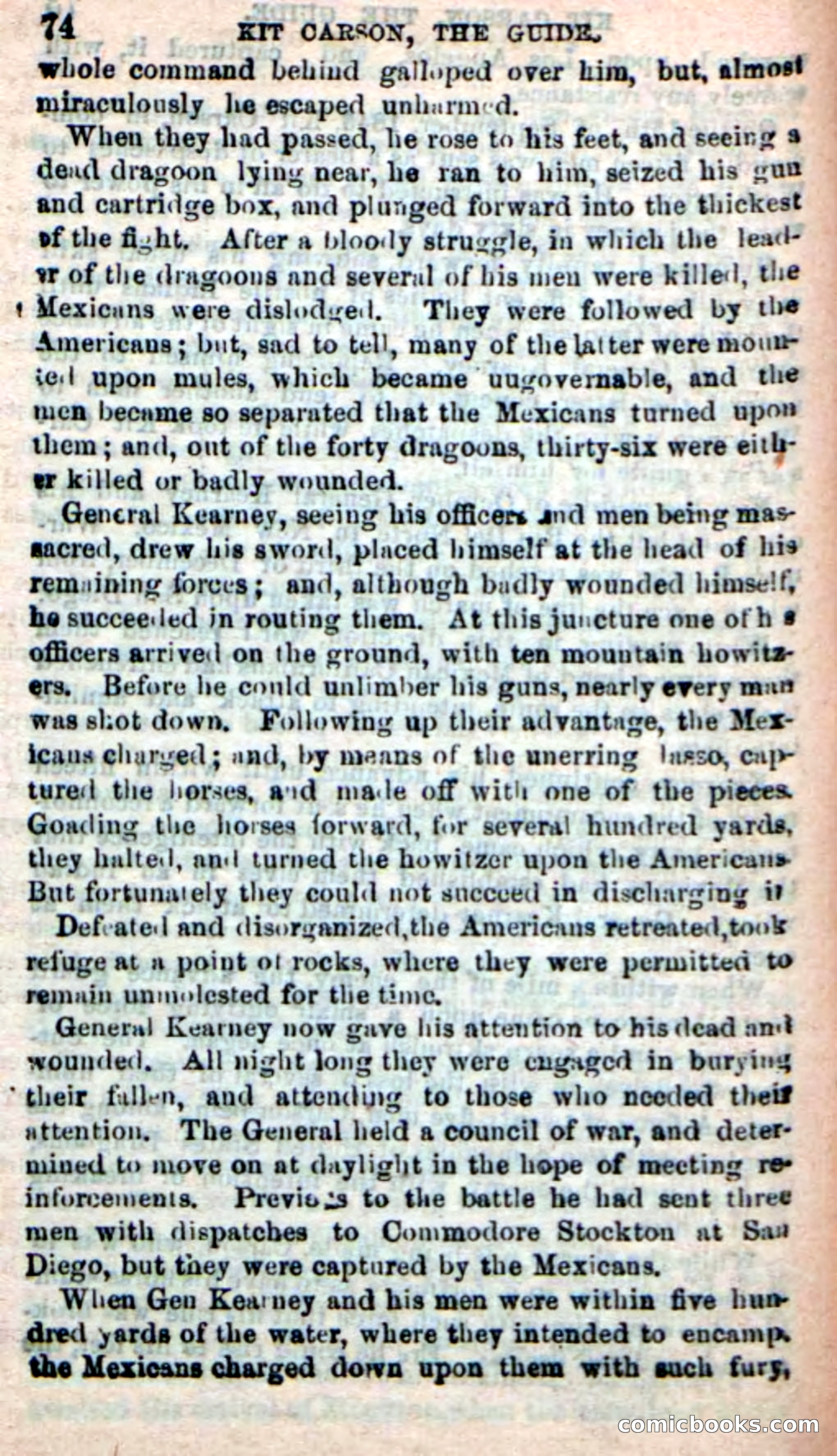 Beadle's New Dime Novels: Carson, the Guide — page 70 of 100