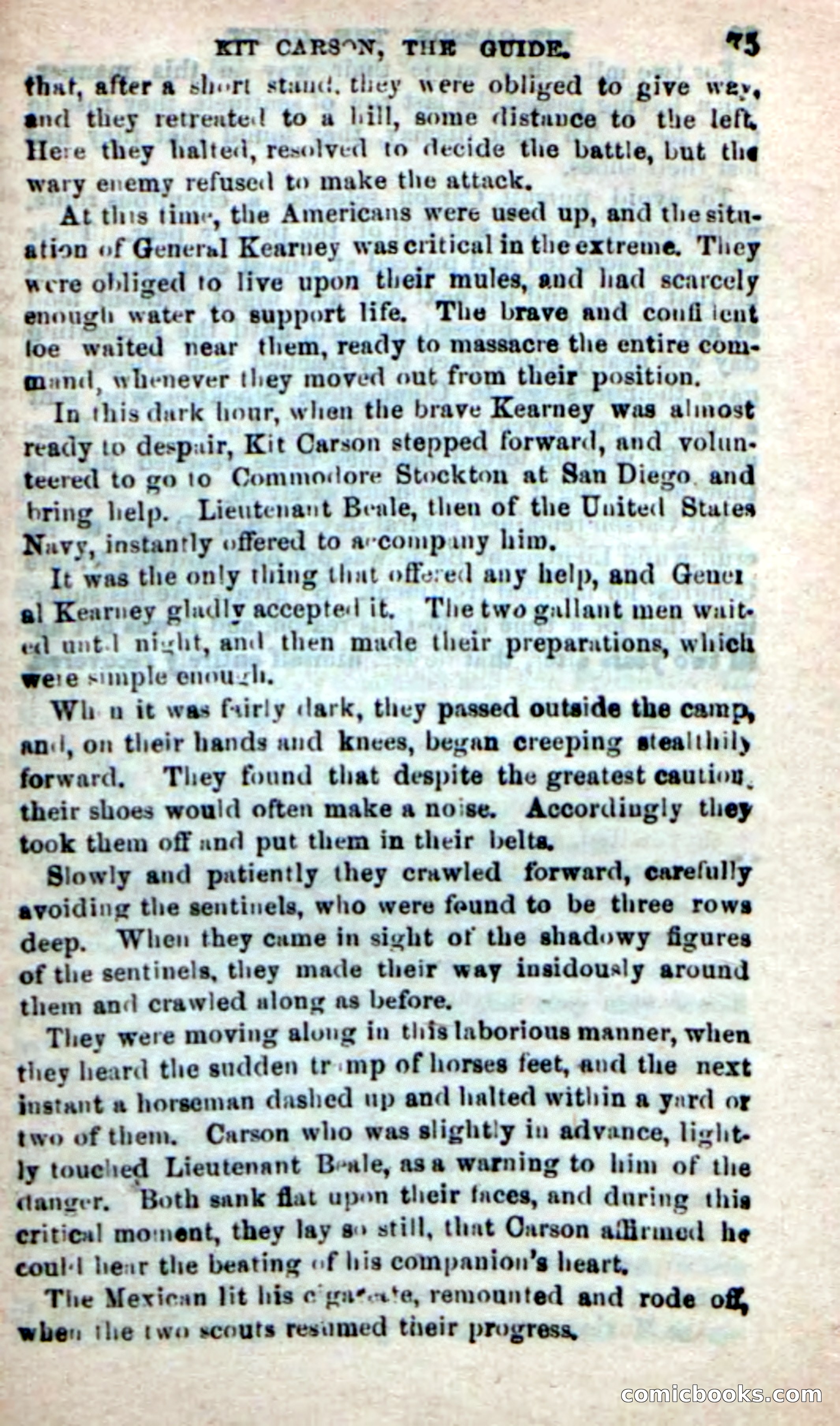Beadle's New Dime Novels: Carson, the Guide — page 71 of 100