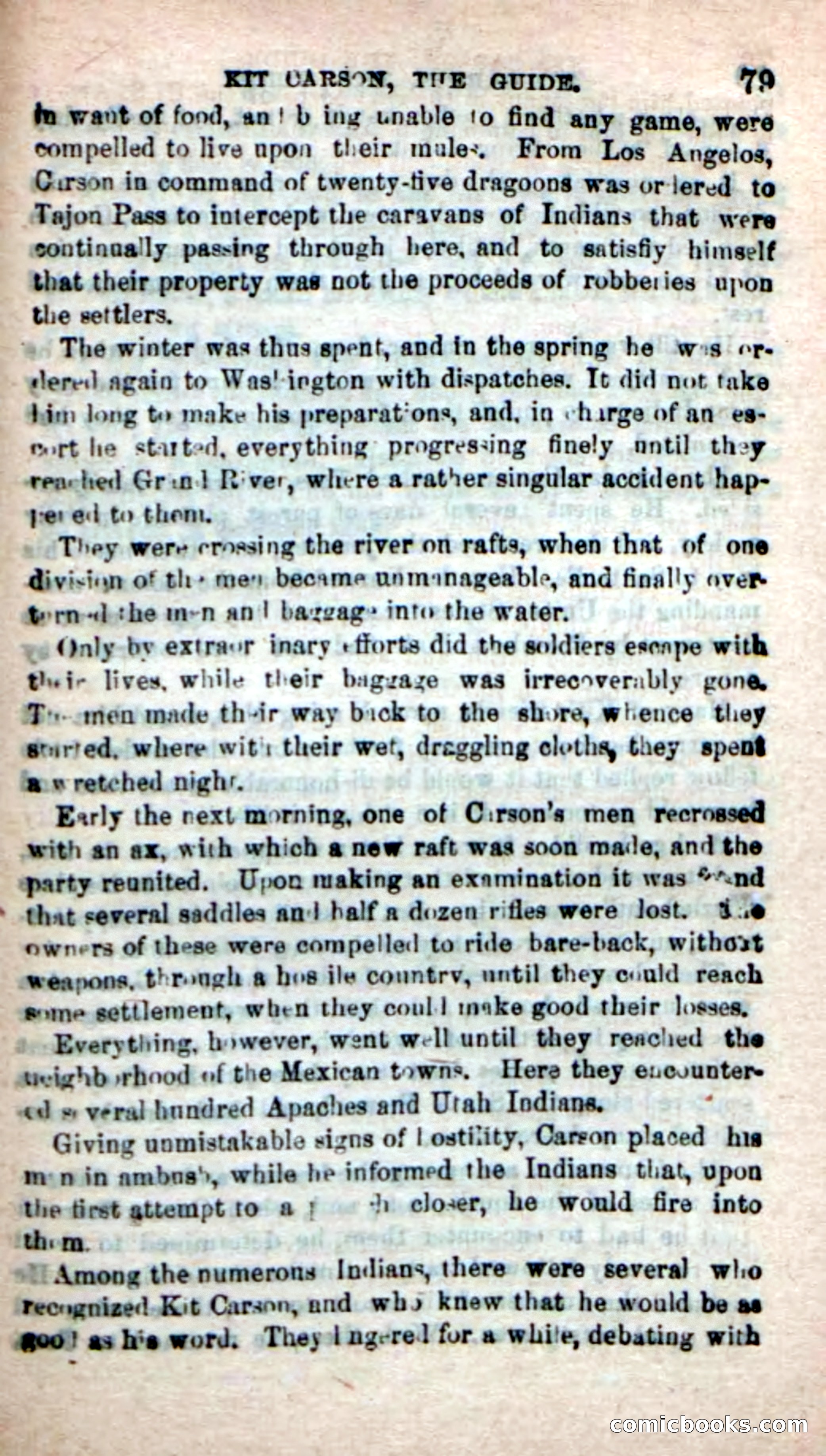Beadle's New Dime Novels: Carson, the Guide — page 75 of 100