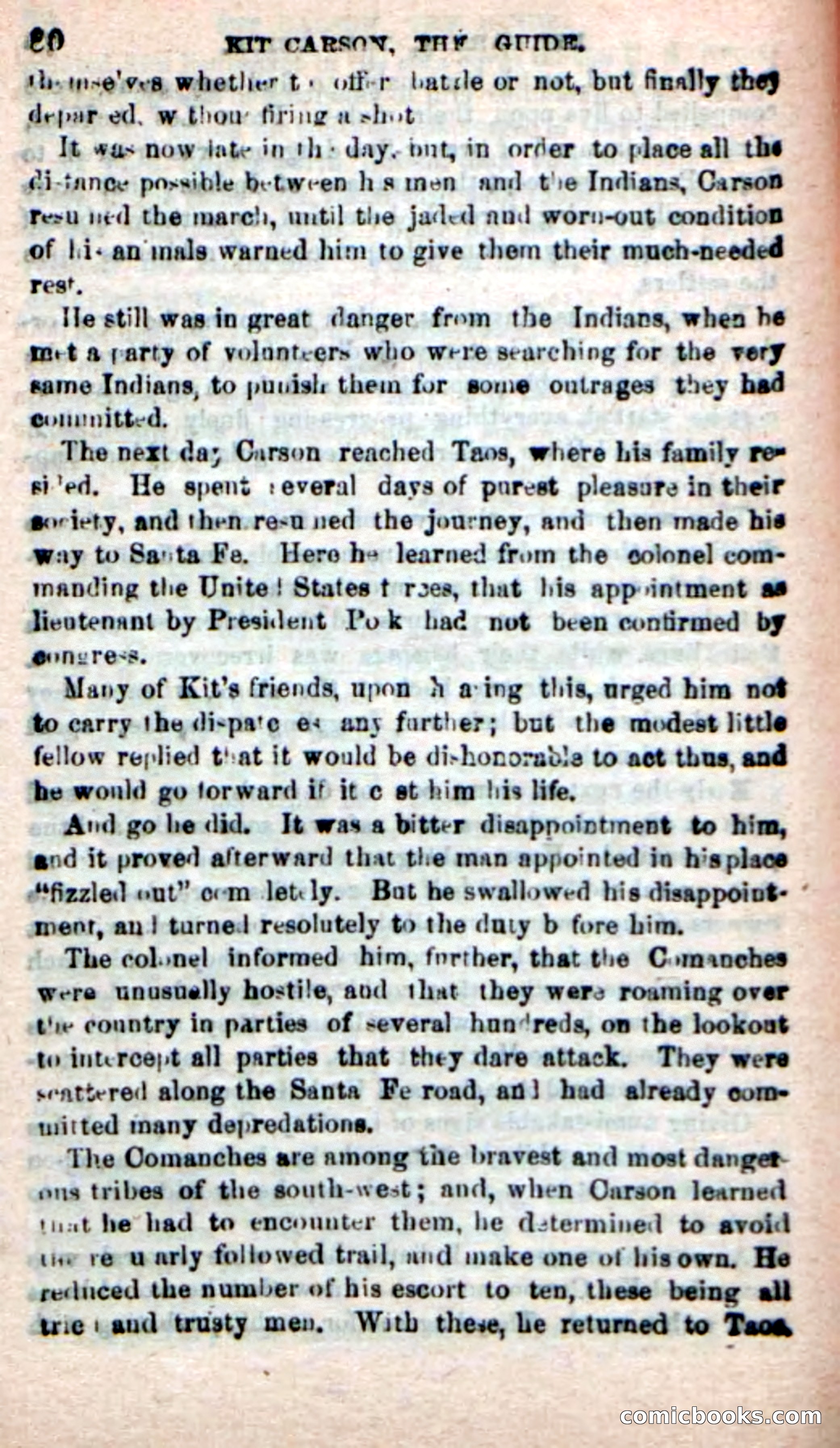 Beadle's New Dime Novels: Carson, the Guide — page 76 of 100