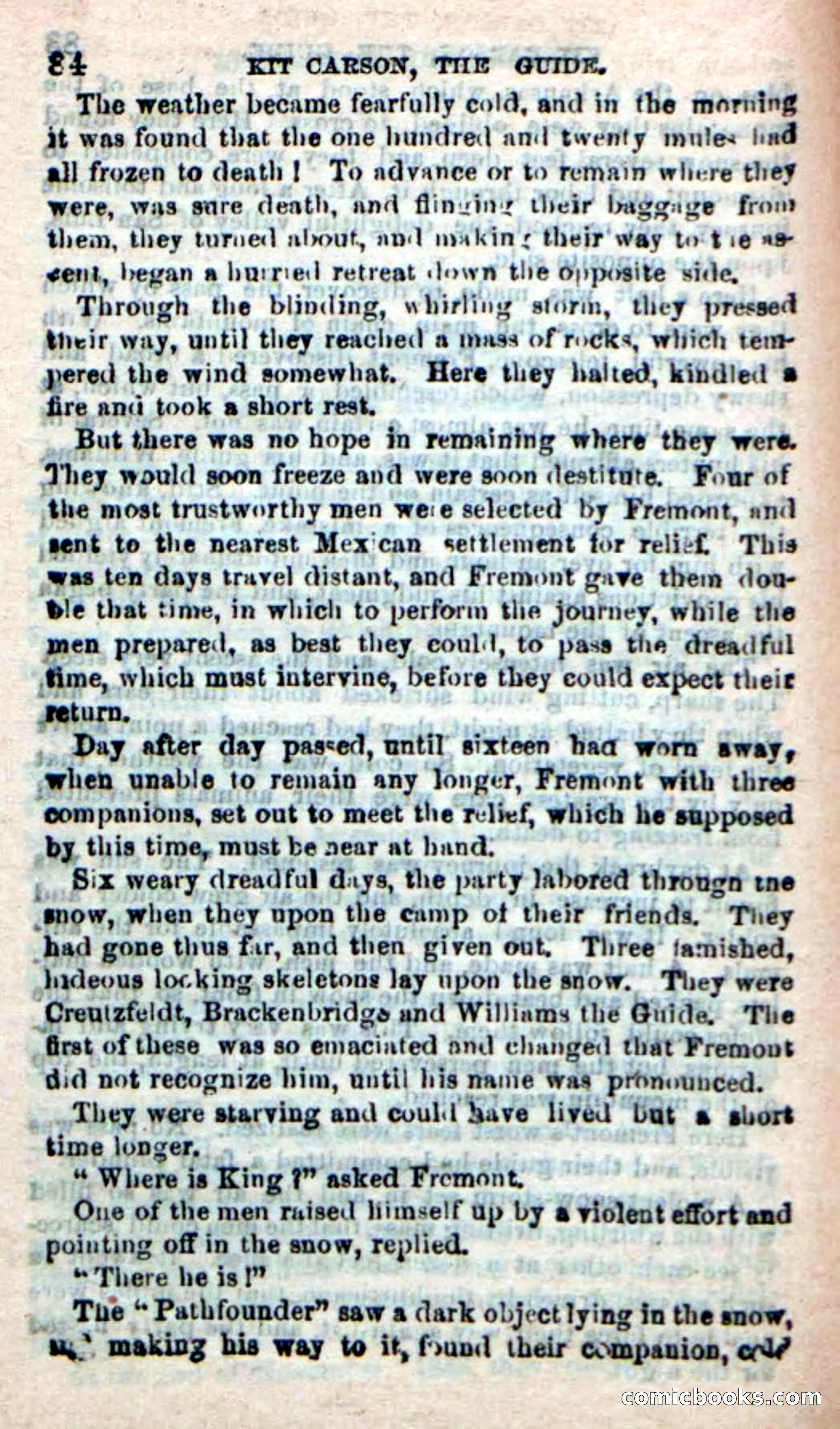 Beadle's New Dime Novels: Carson, the Guide — page 80 of 100