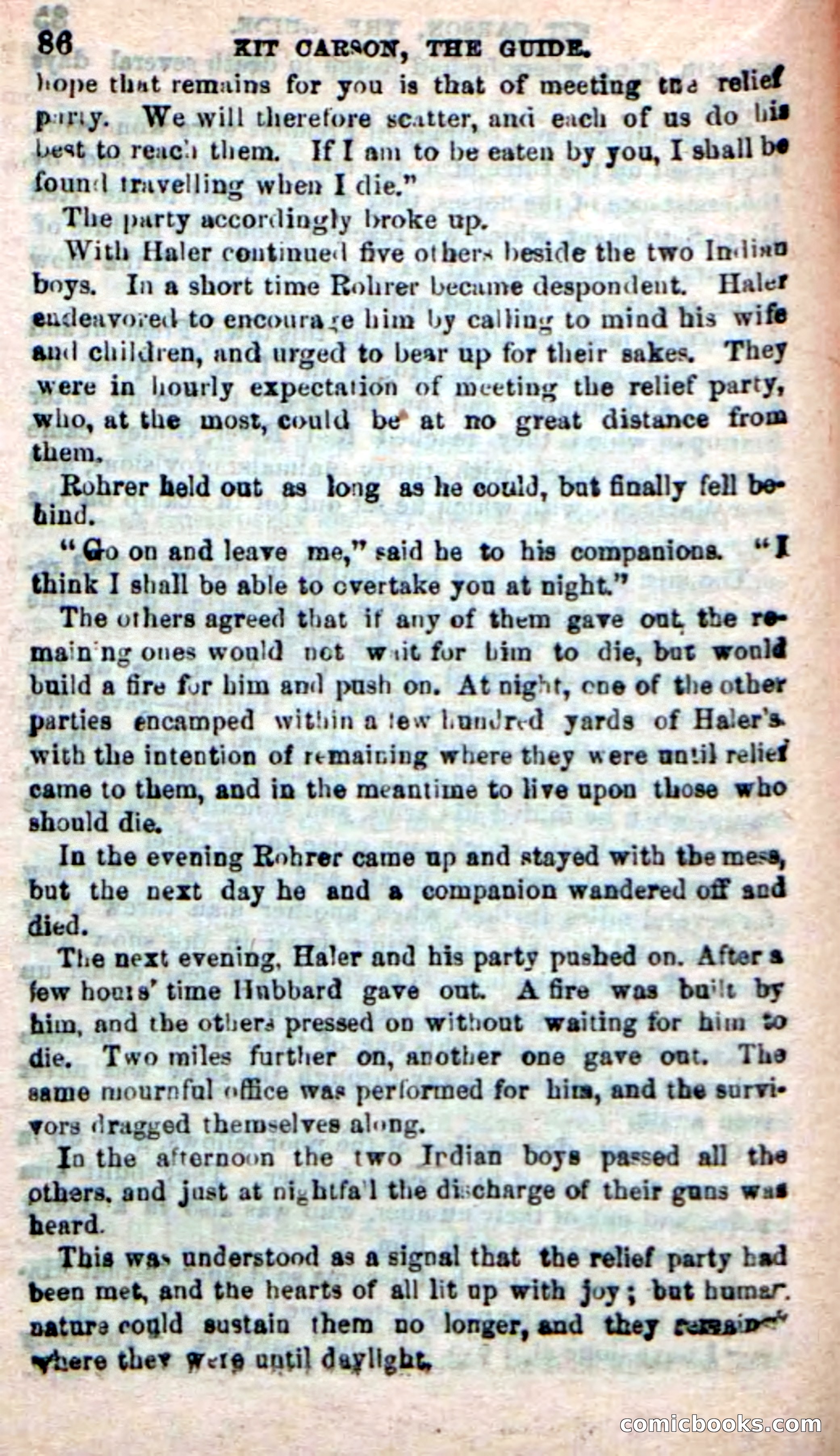 Beadle's New Dime Novels: Carson, the Guide — page 82 of 100