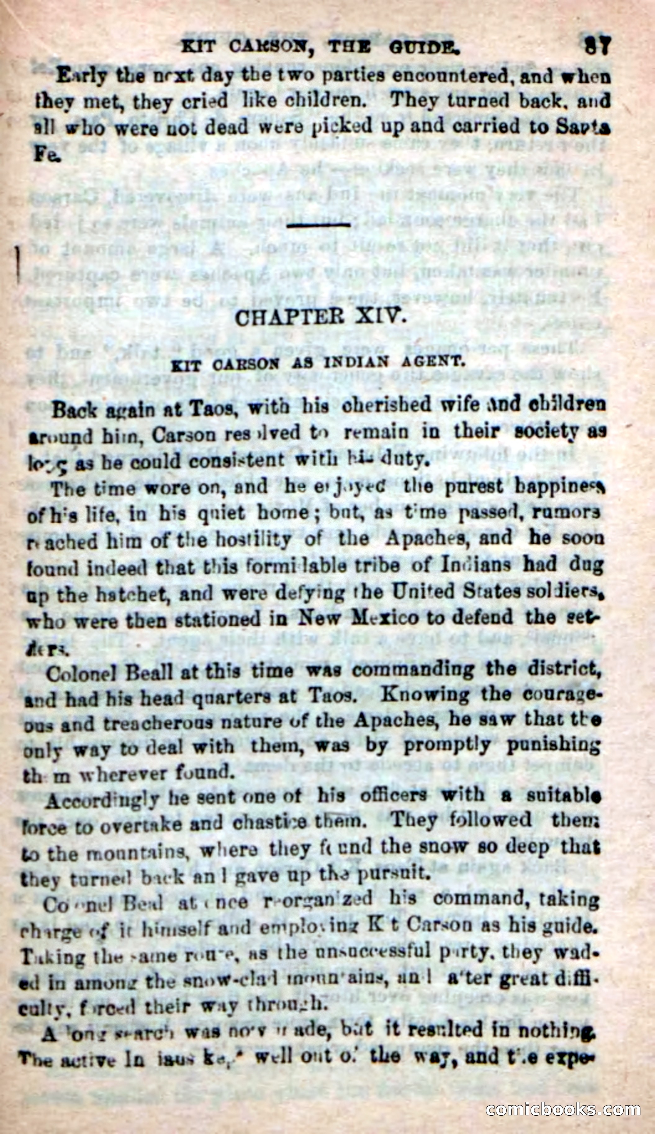 Beadle's New Dime Novels: Carson, the Guide — page 83 of 100
