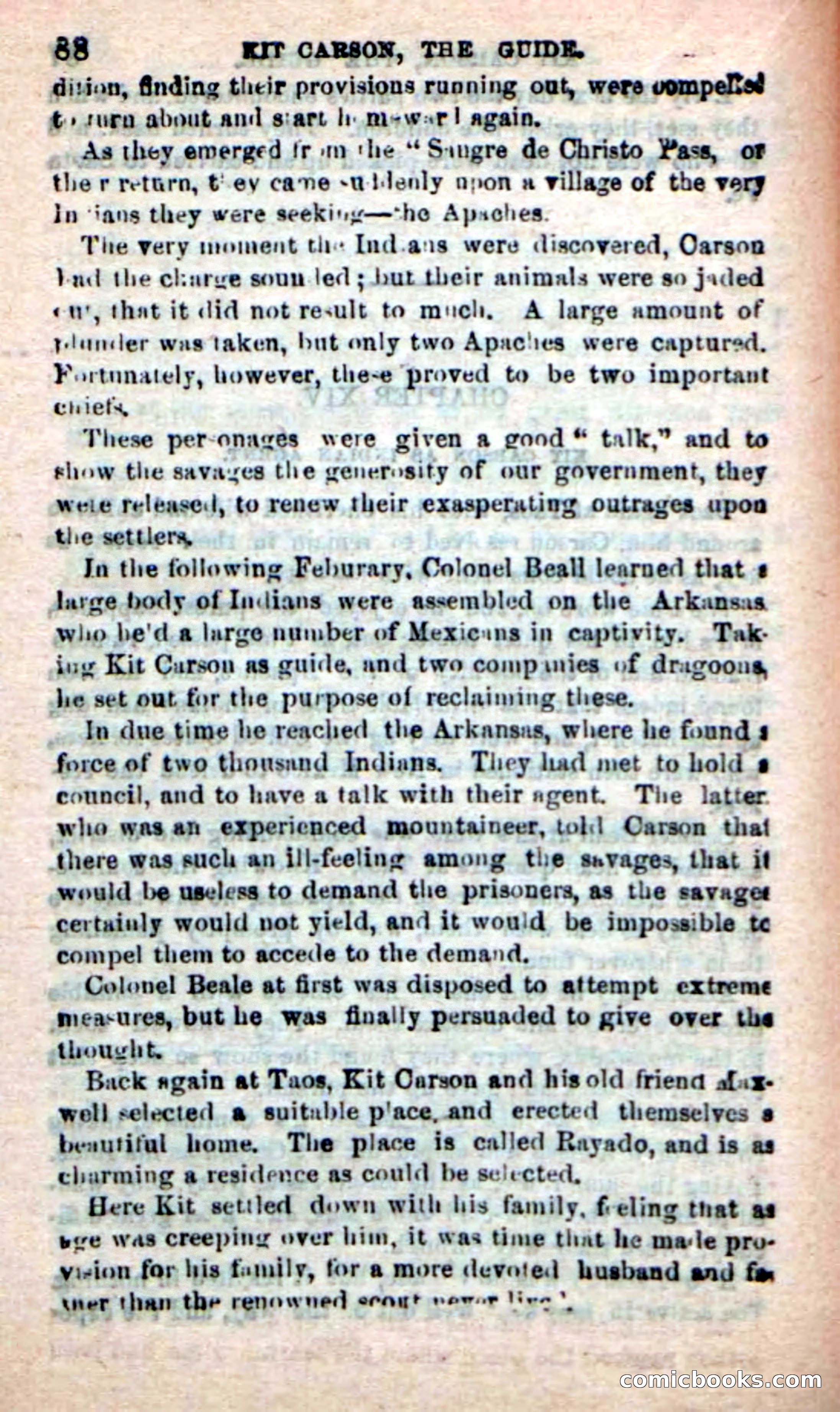 Beadle's New Dime Novels: Carson, the Guide — page 84 of 100