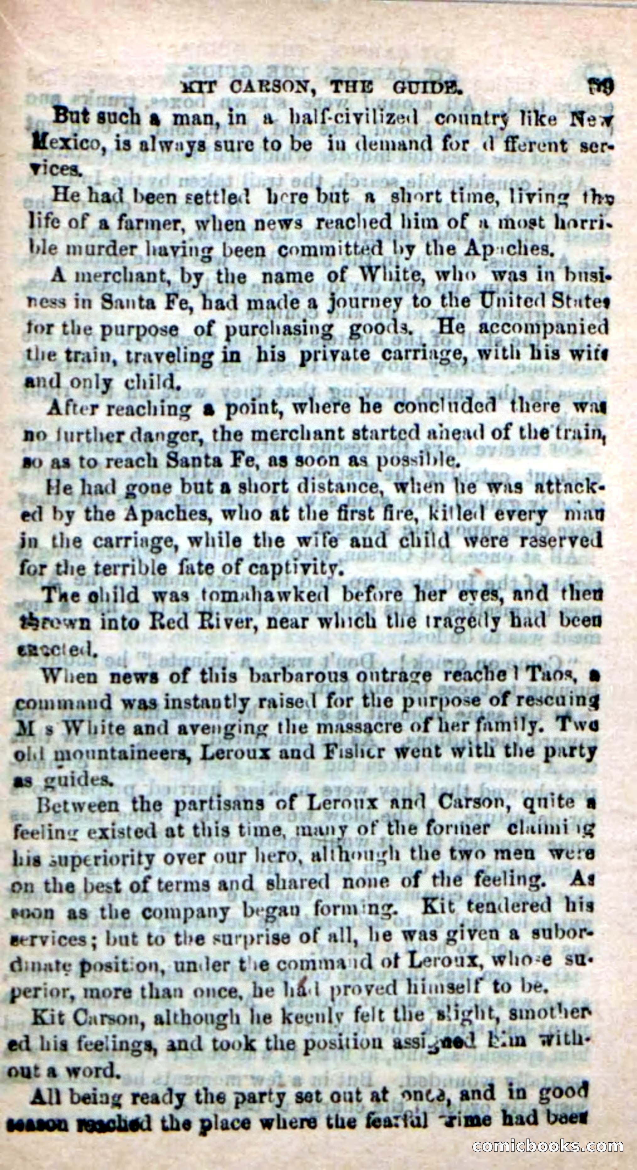 Beadle's New Dime Novels: Carson, the Guide — page 85 of 100