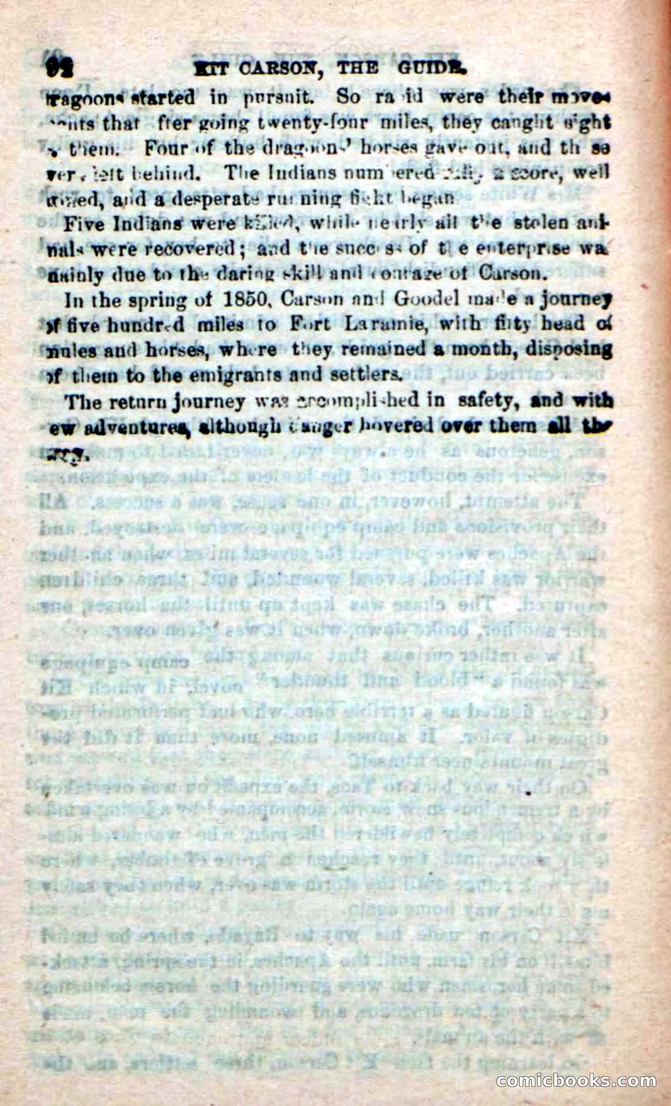 Beadle's New Dime Novels: Carson, the Guide — page 88 of 100
