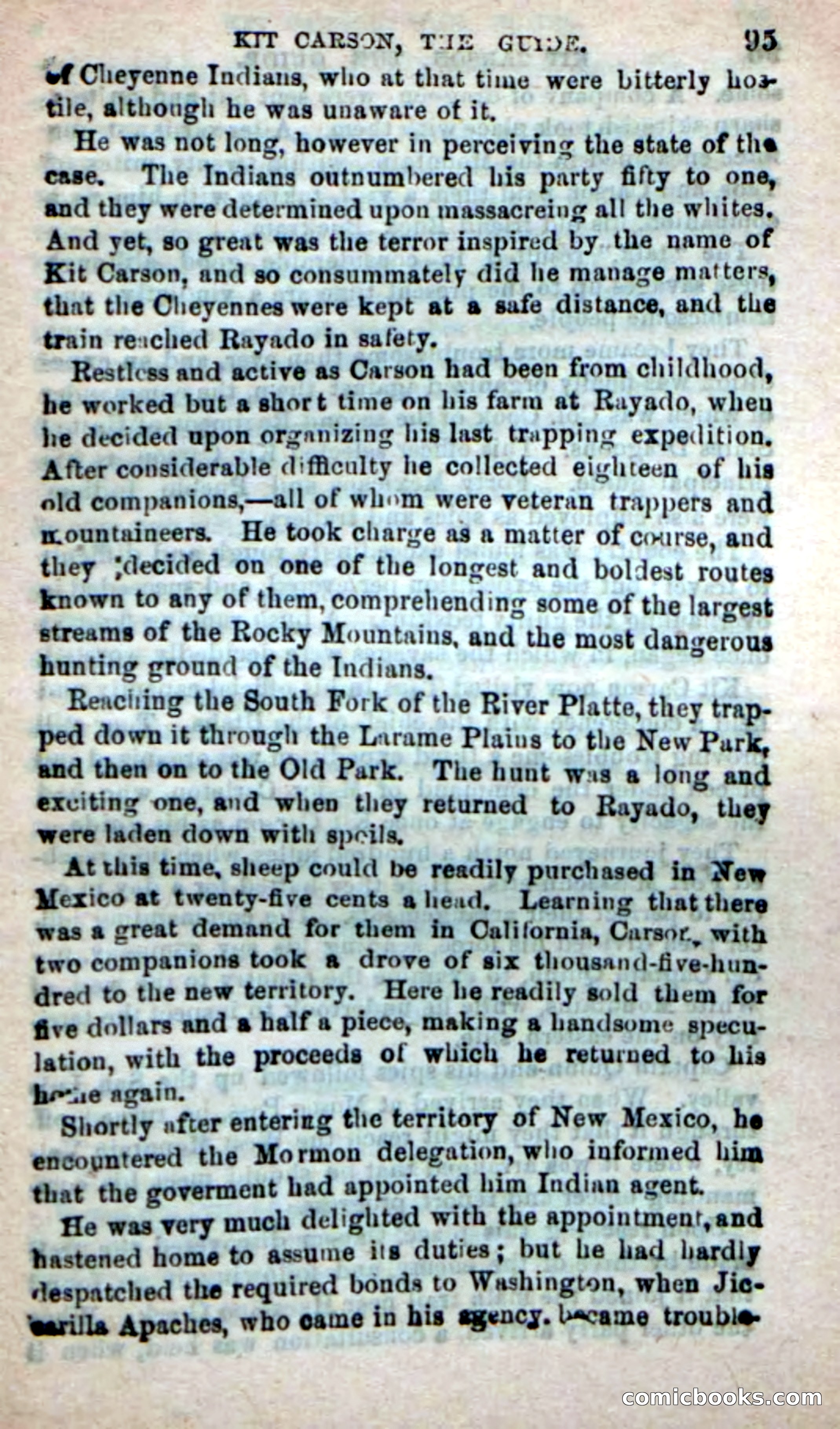 Beadle's New Dime Novels: Carson, the Guide — page 91 of 100